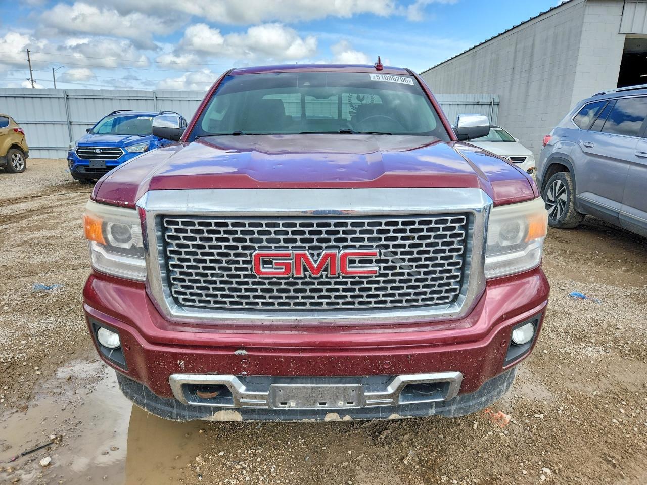 2015 Gmc Sierra K1500 Denali Burgundy vin: 3GTU2WEC8FG152579