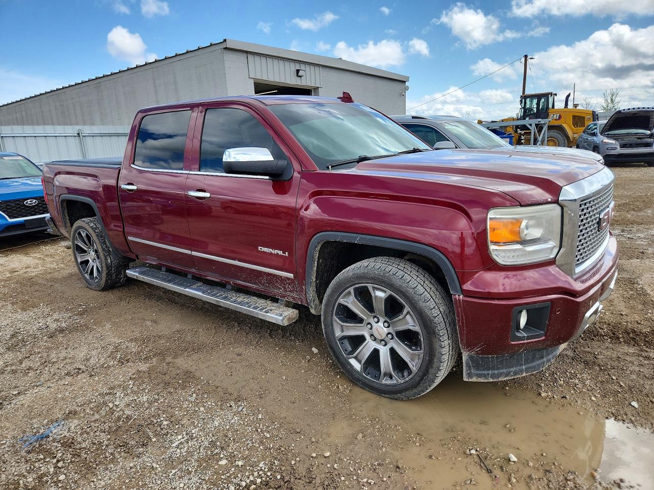 2015 Gmc Sierra K1500 Denali Burgundy vin: 3GTU2WEC8FG152579