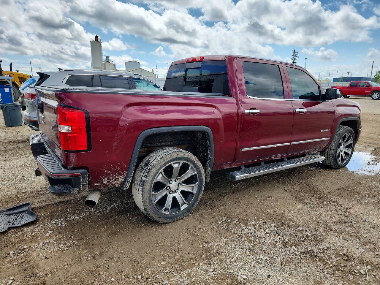 2015 Gmc Sierra K1500 Denali Burgundy vin: 3GTU2WEC8FG152579
