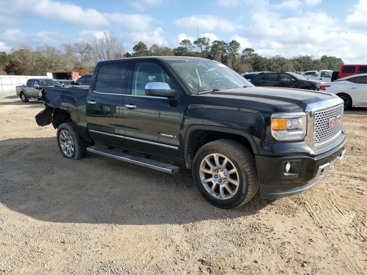 2015 Gmc Sierra K1500 Denali Black vin: 3GTU2WEC8FG212702