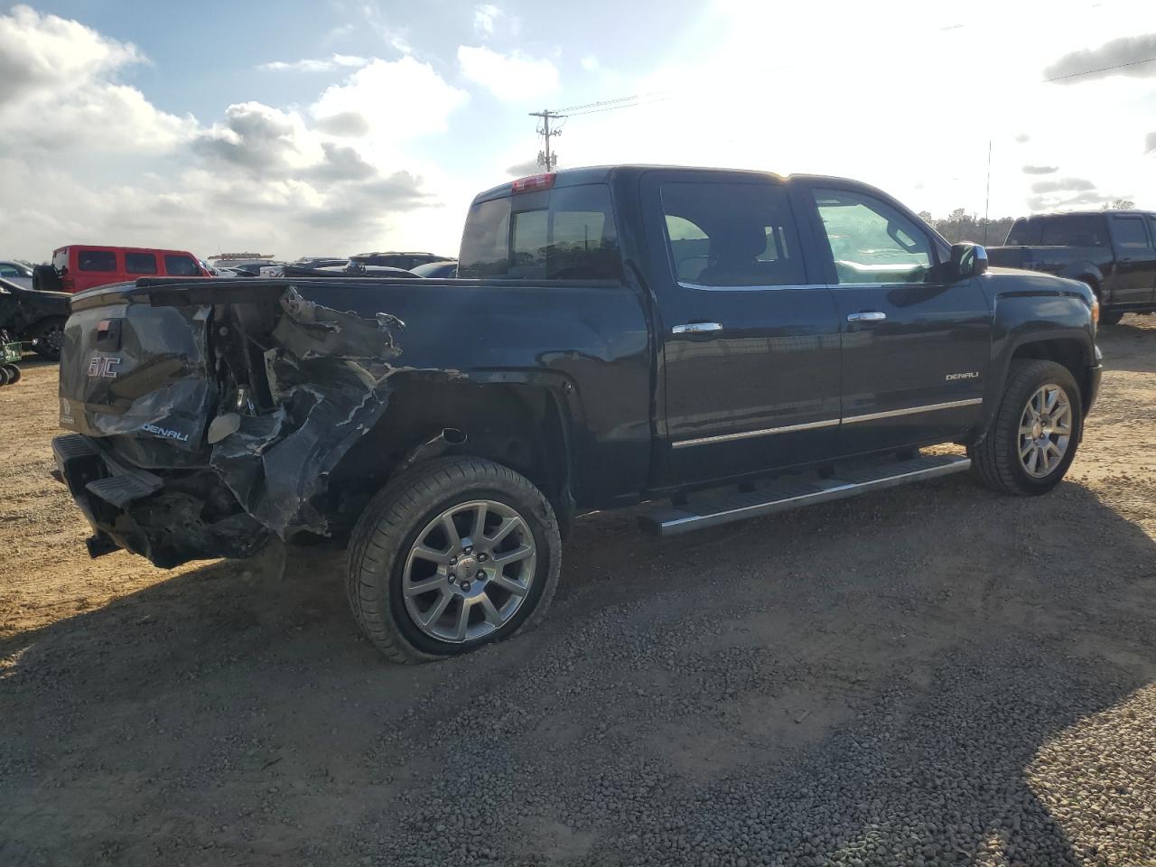 2015 Gmc Sierra K1500 Denali Black vin: 3GTU2WEC8FG212702
