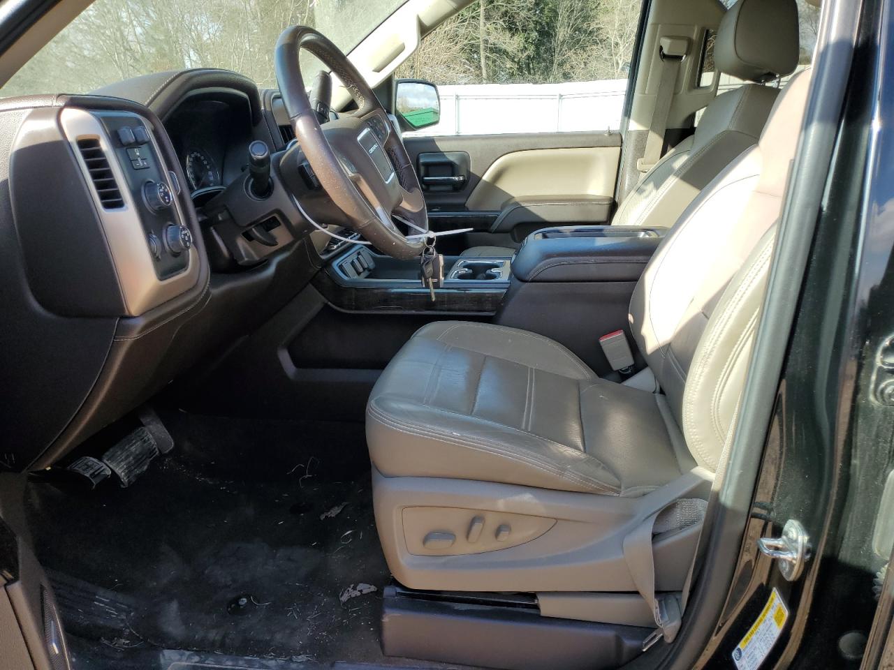 2015 Gmc Sierra K1500 Denali Black vin: 3GTU2WEC8FG212702
