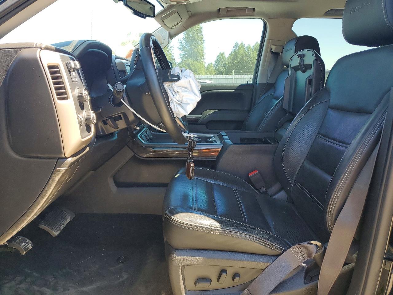 2015 Gmc Sierra K1500 Denali Black vin: 3GTU2WECXFG104825