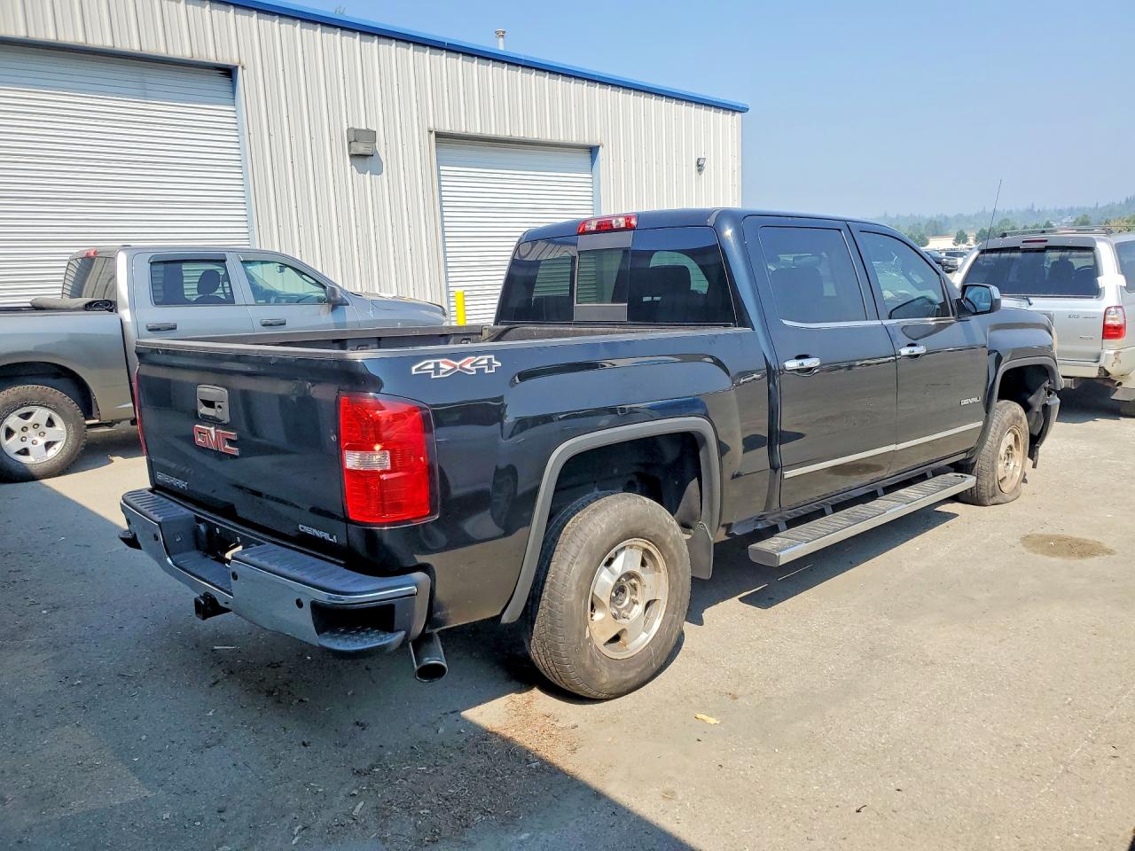 2015 Gmc Sierra K1500 Denali Black vin: 3GTU2WECXFG104825
