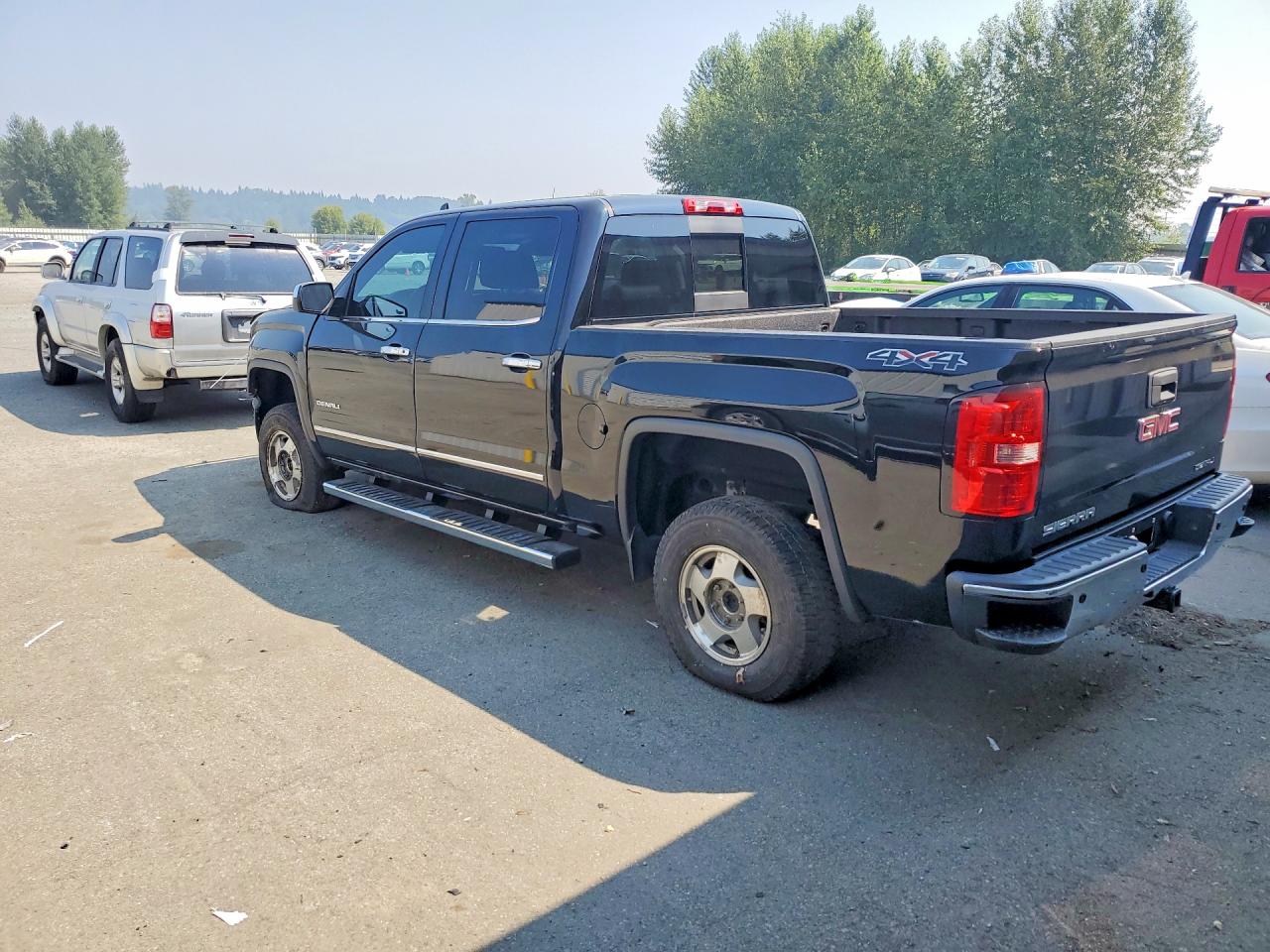 2015 Gmc Sierra K1500 Denali Black vin: 3GTU2WECXFG104825