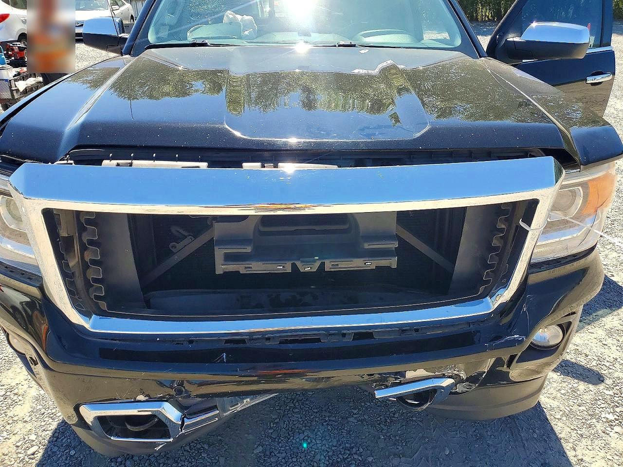 2015 Gmc Sierra K1500 Denali Black vin: 3GTU2WECXFG104825