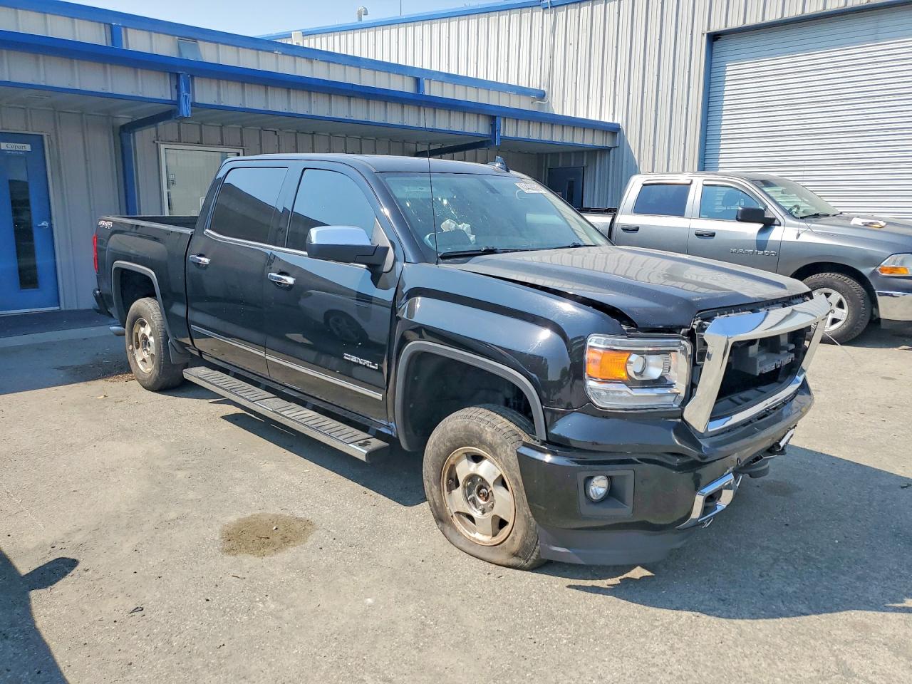 2015 Gmc Sierra K1500 Denali Black vin: 3GTU2WECXFG104825