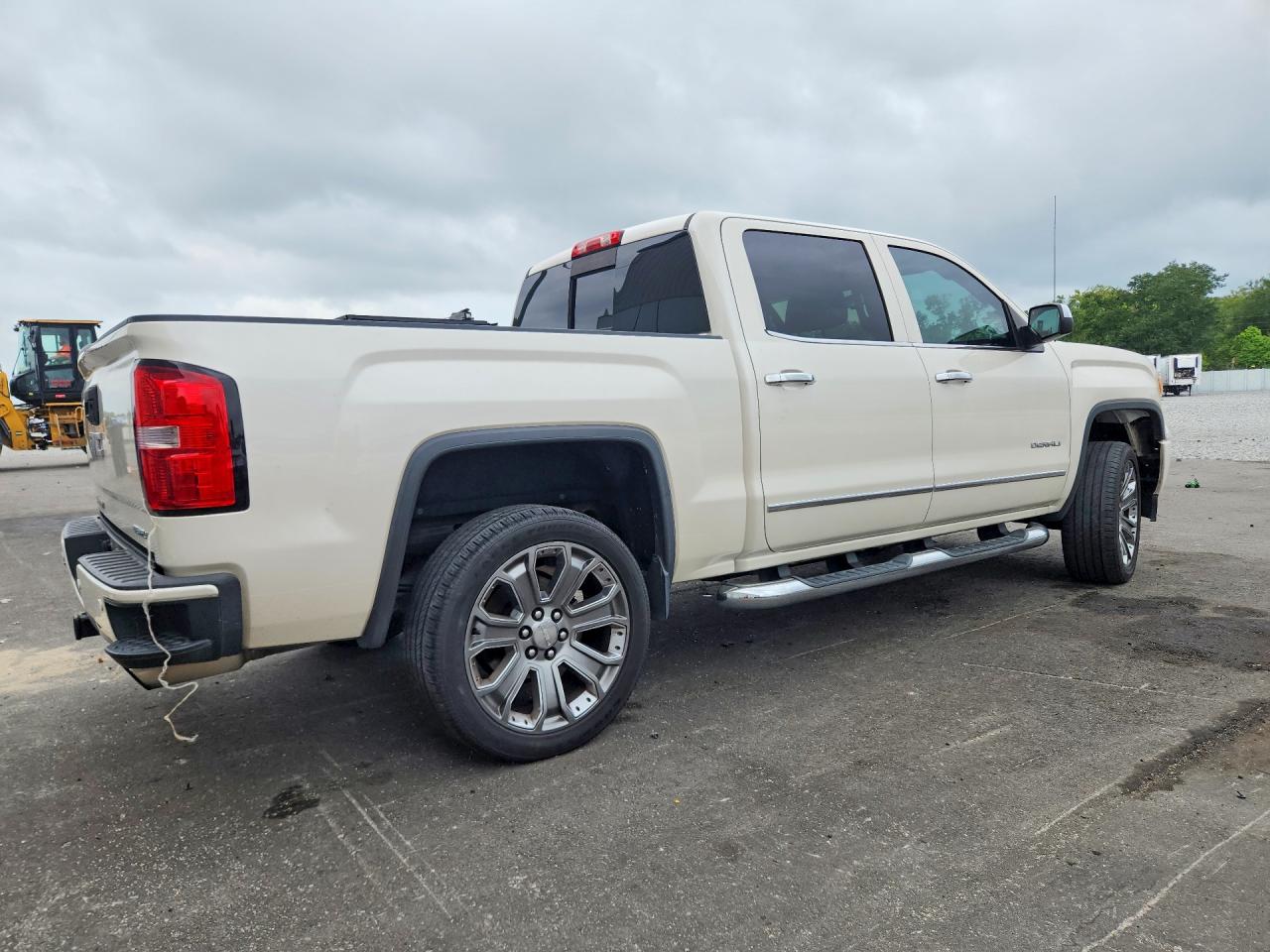 2015 Gmc Sierra K1500 Denali White vin: 3GTU2WECXFG113878