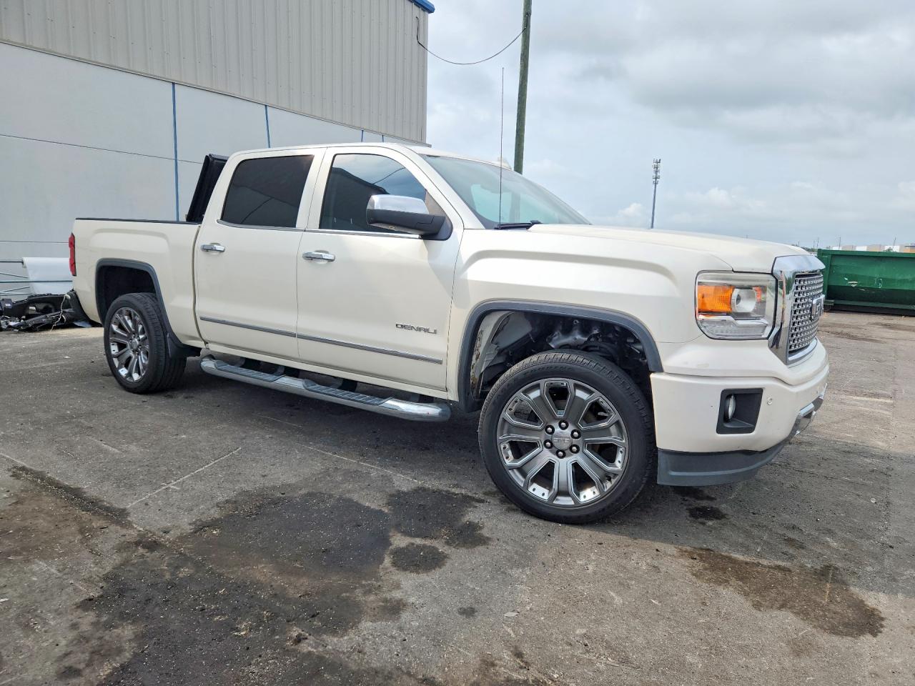 2015 Gmc Sierra K1500 Denali White vin: 3GTU2WECXFG113878