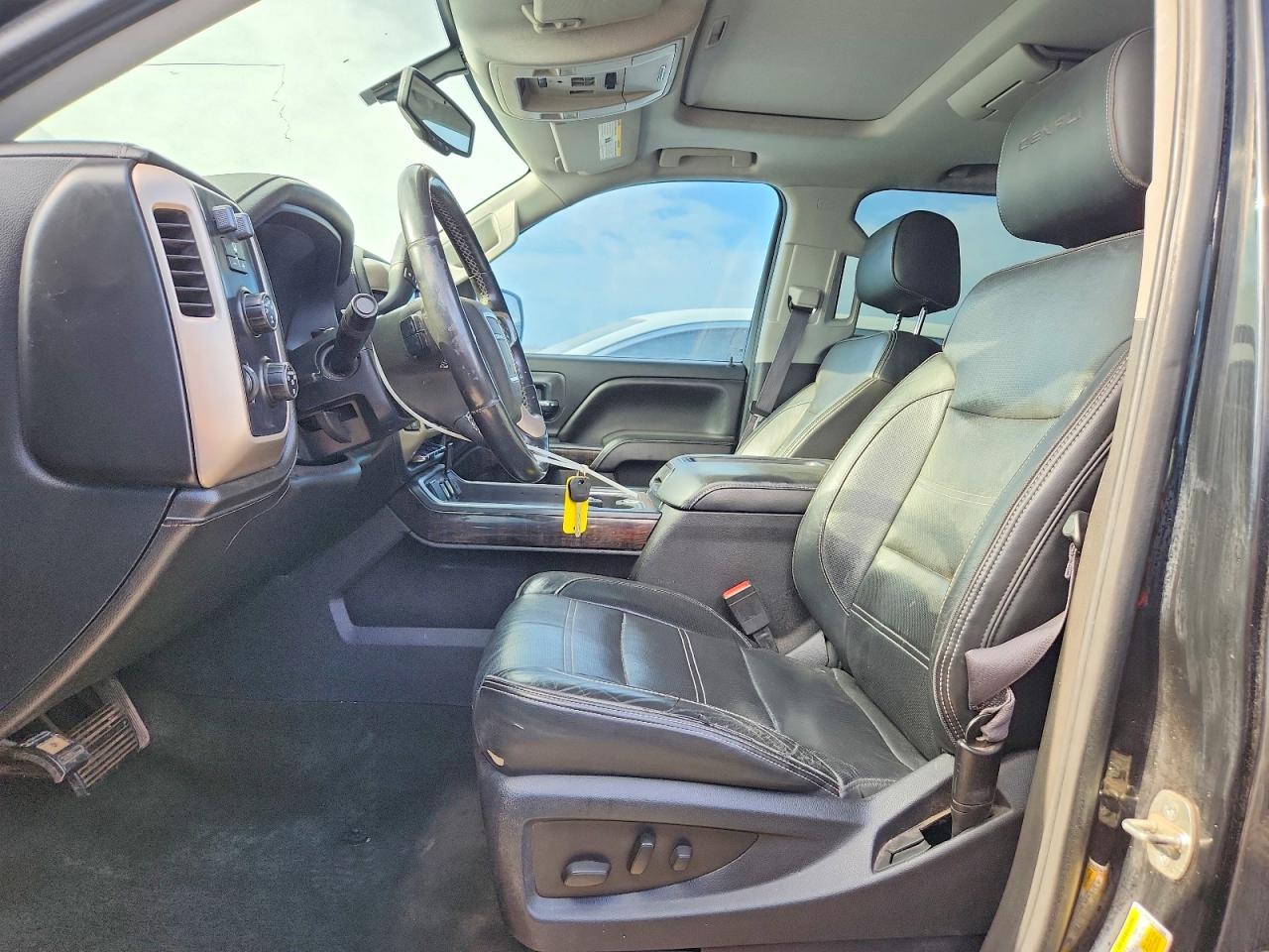 2015 Gmc Sierra K1500 Denali Black vin: 3GTU2WECXFG155550