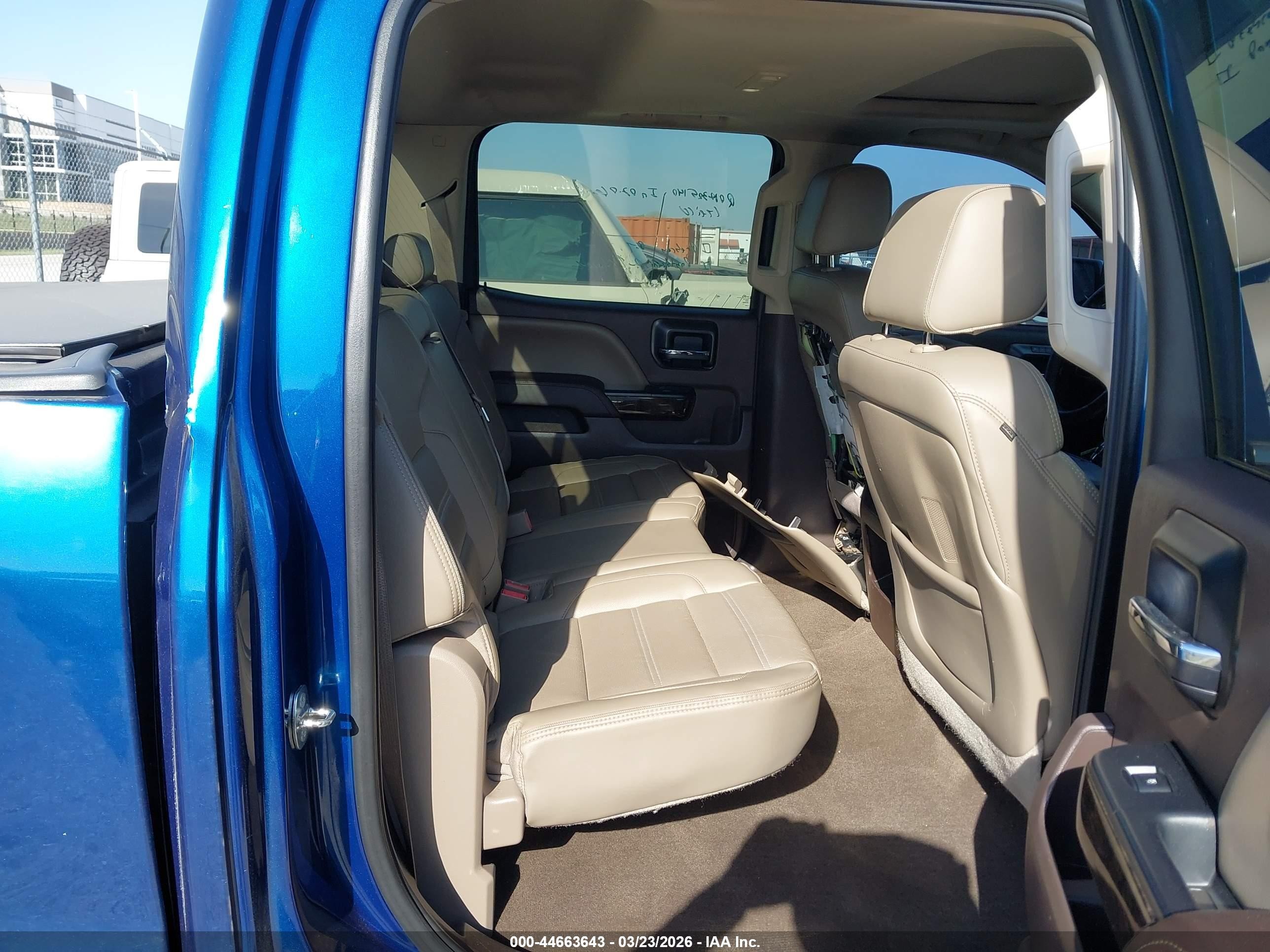 2015 Gmc Sierra 1500 Denali Blue vin: 3GTU2WECXFG215245