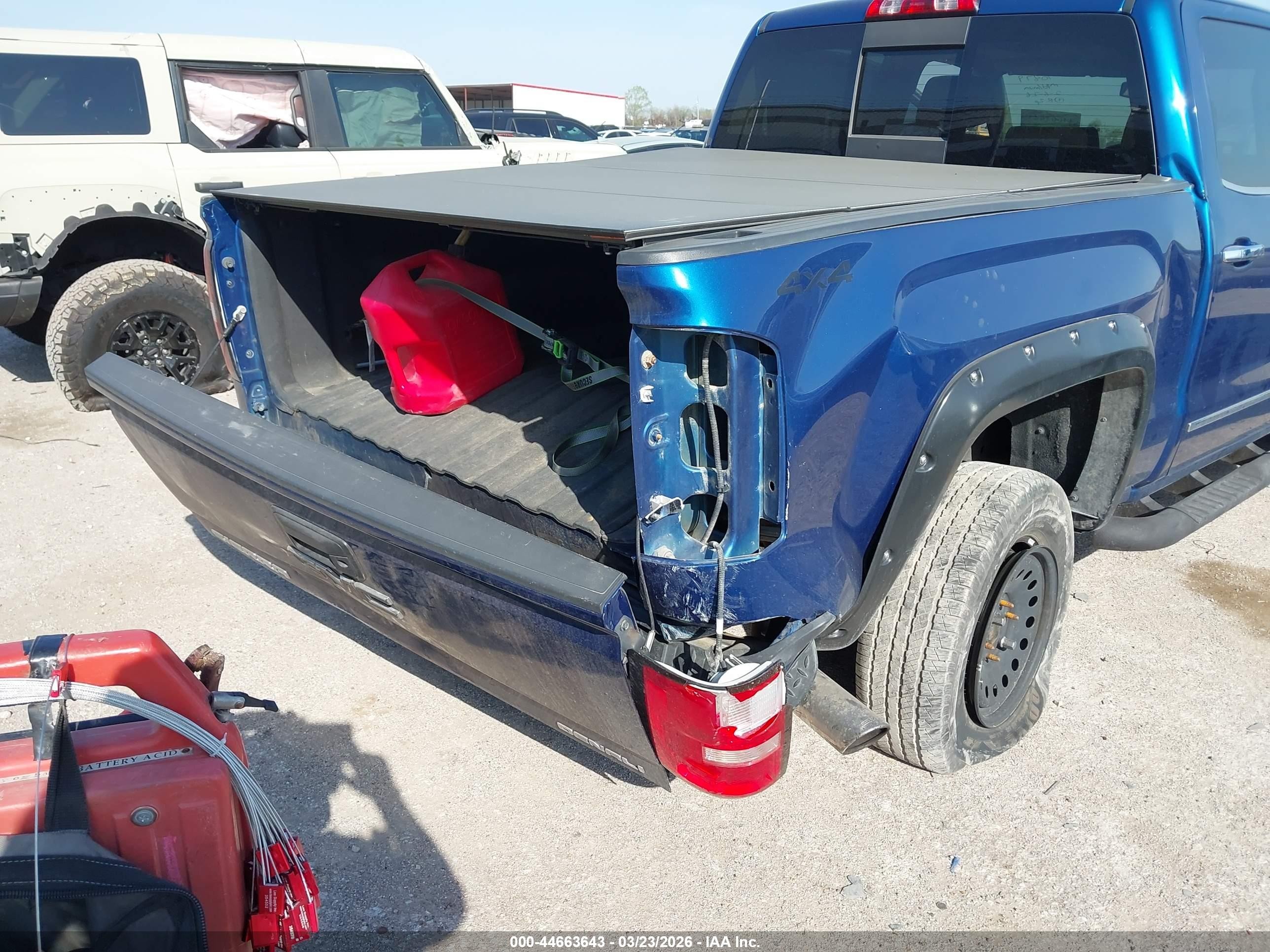 2015 Gmc Sierra 1500 Denali Blue vin: 3GTU2WECXFG215245