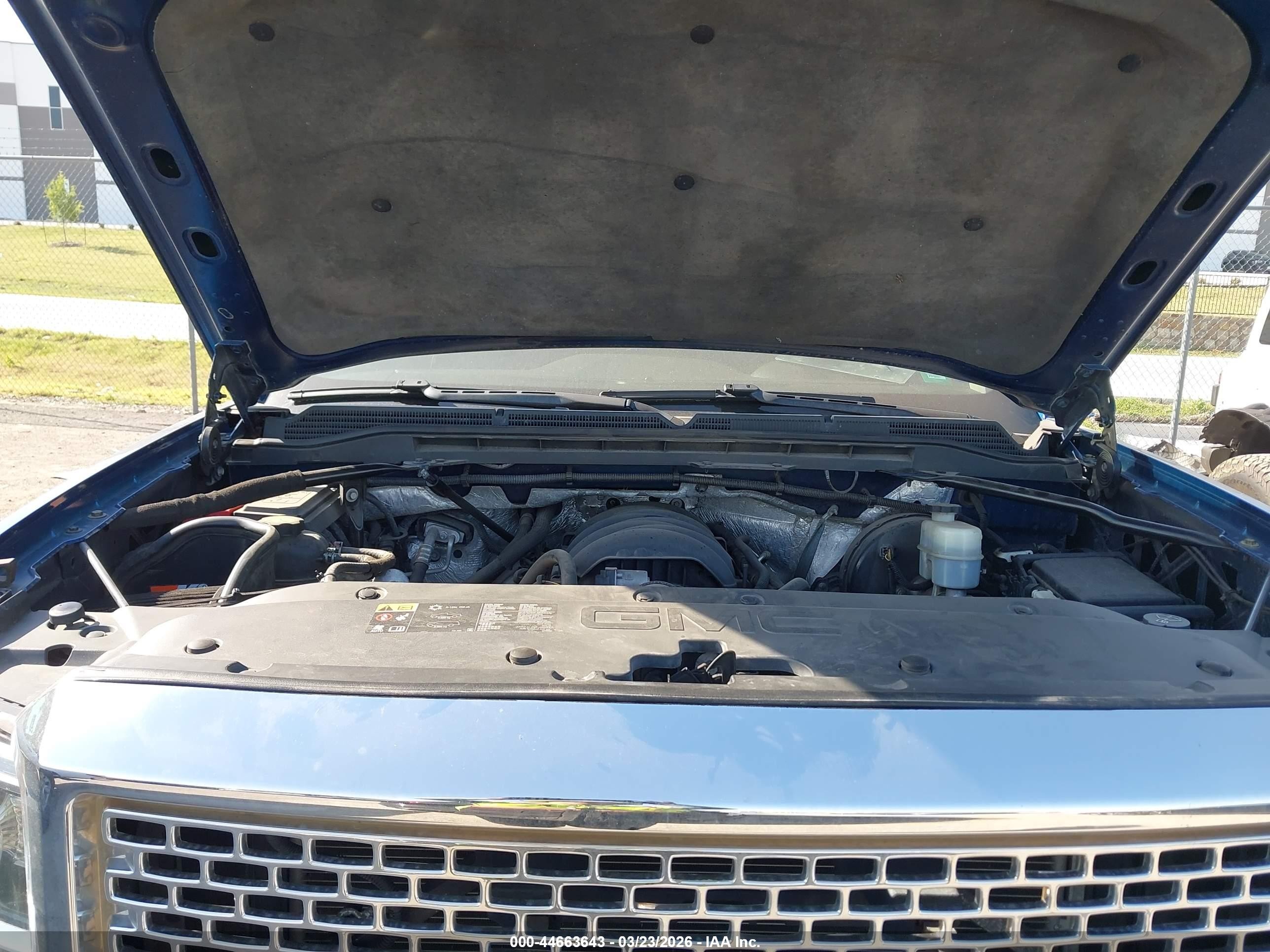 2015 Gmc Sierra 1500 Denali Blue vin: 3GTU2WECXFG215245
