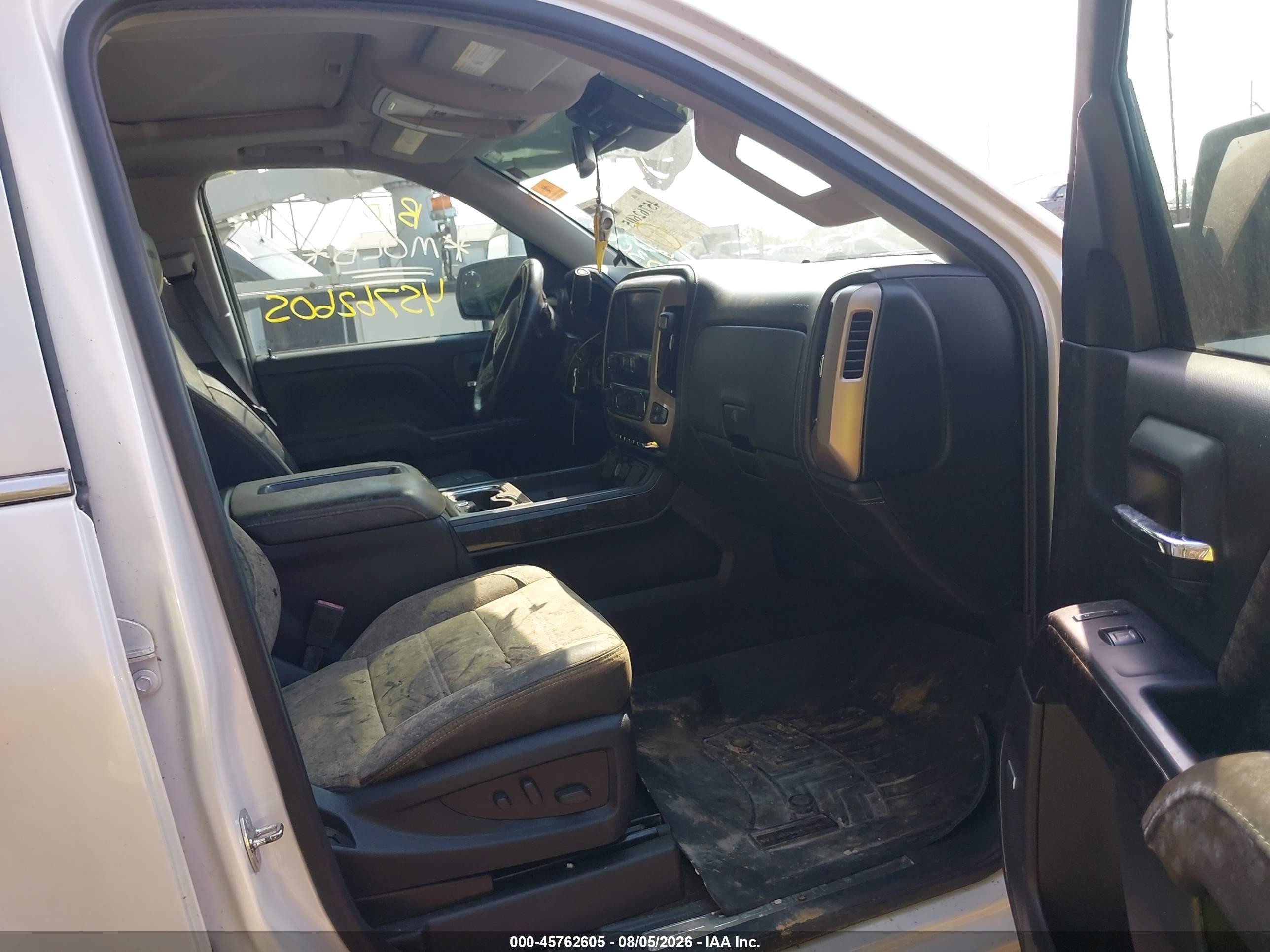 2015 Gmc Sierra 1500 Denali White vin: 3GTU2WECXFG366599