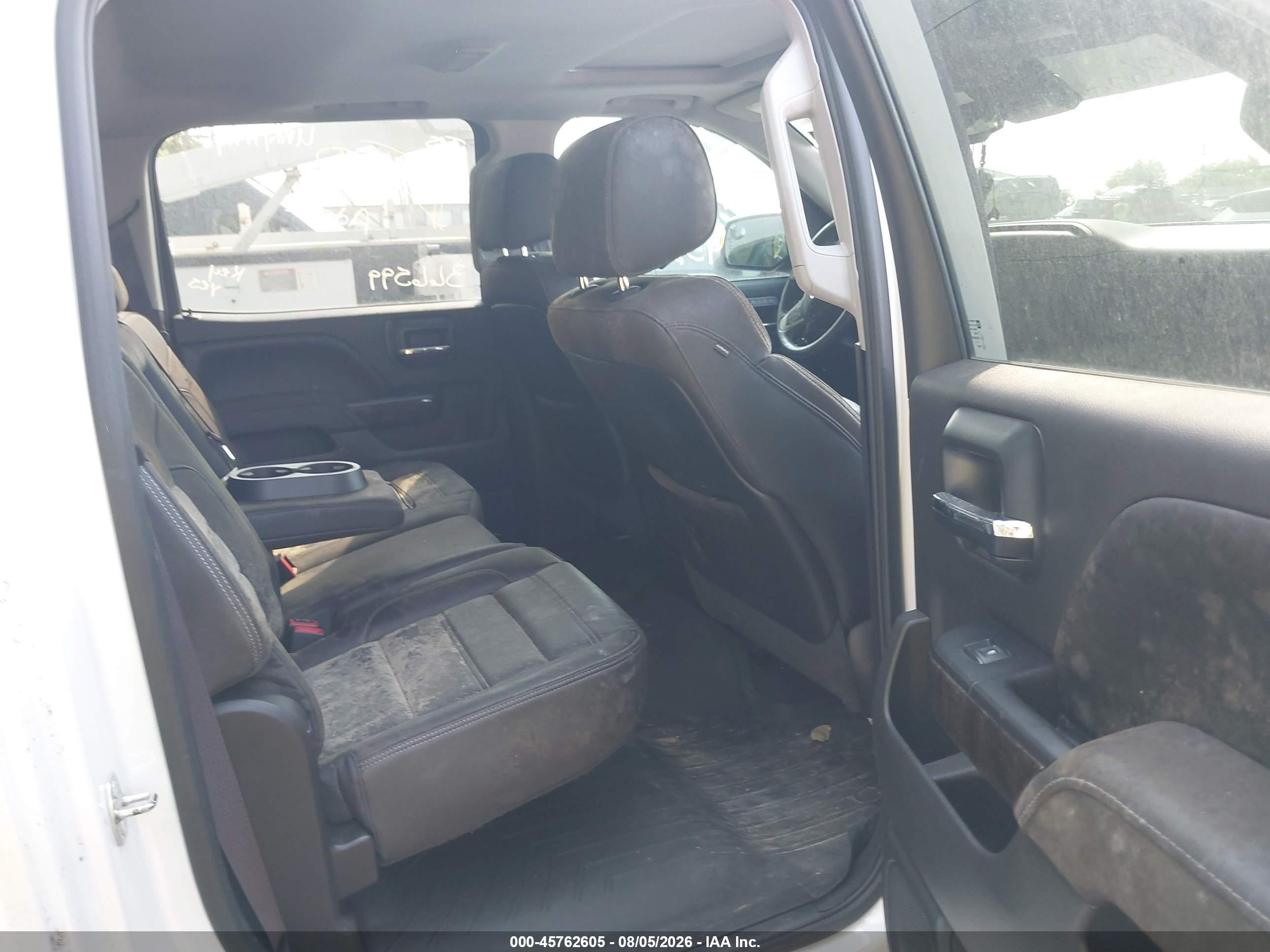 2015 Gmc Sierra 1500 Denali White vin: 3GTU2WECXFG366599