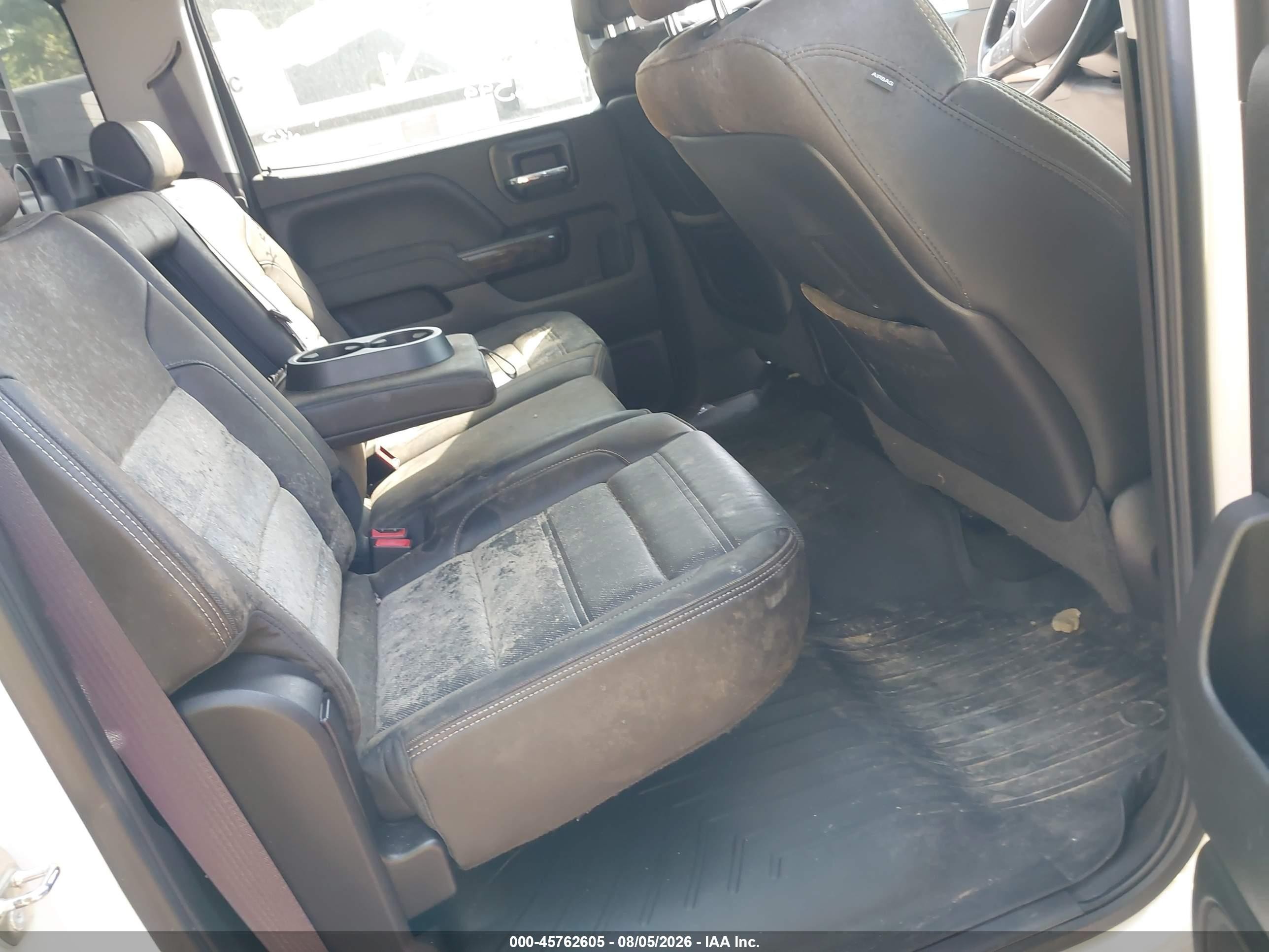 2015 Gmc Sierra 1500 Denali White vin: 3GTU2WECXFG366599