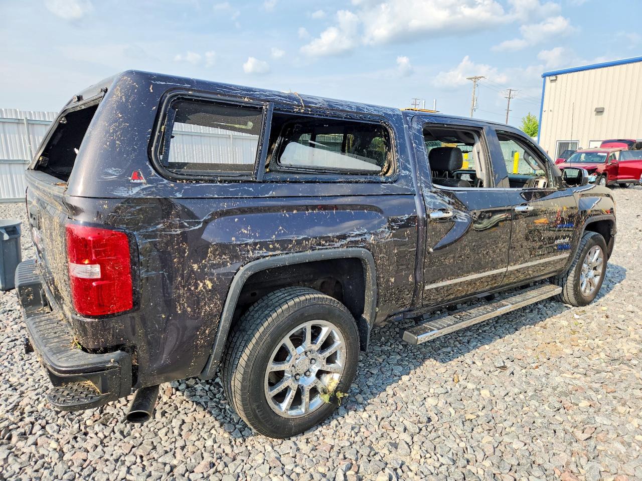 2015 Gmc Sierra K1500 Denali Black vin: 3GTU2WEJ0FG101303