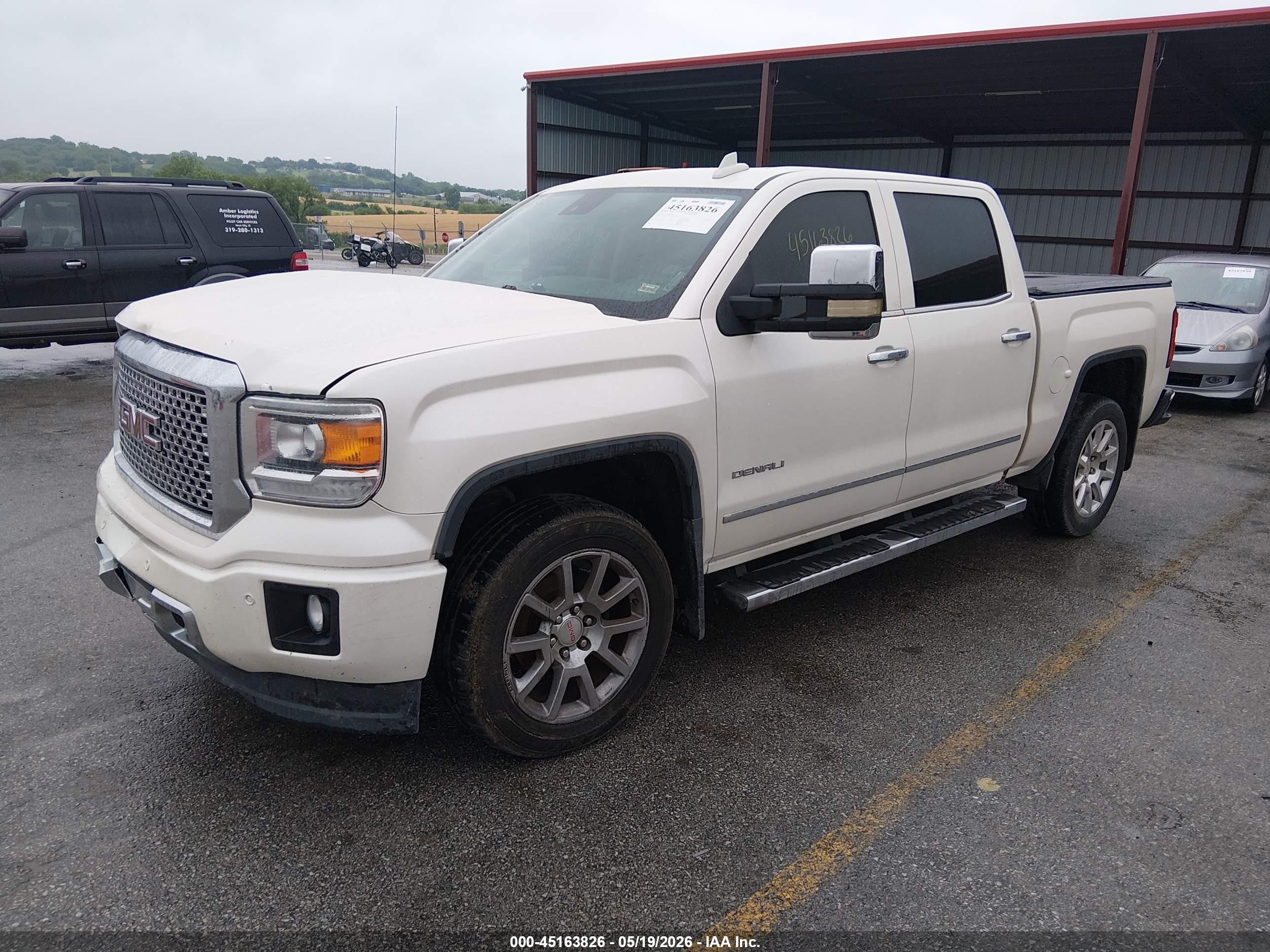 2015 Gmc Sierra 1500 Denali White vin: 3GTU2WEJ0FG353777