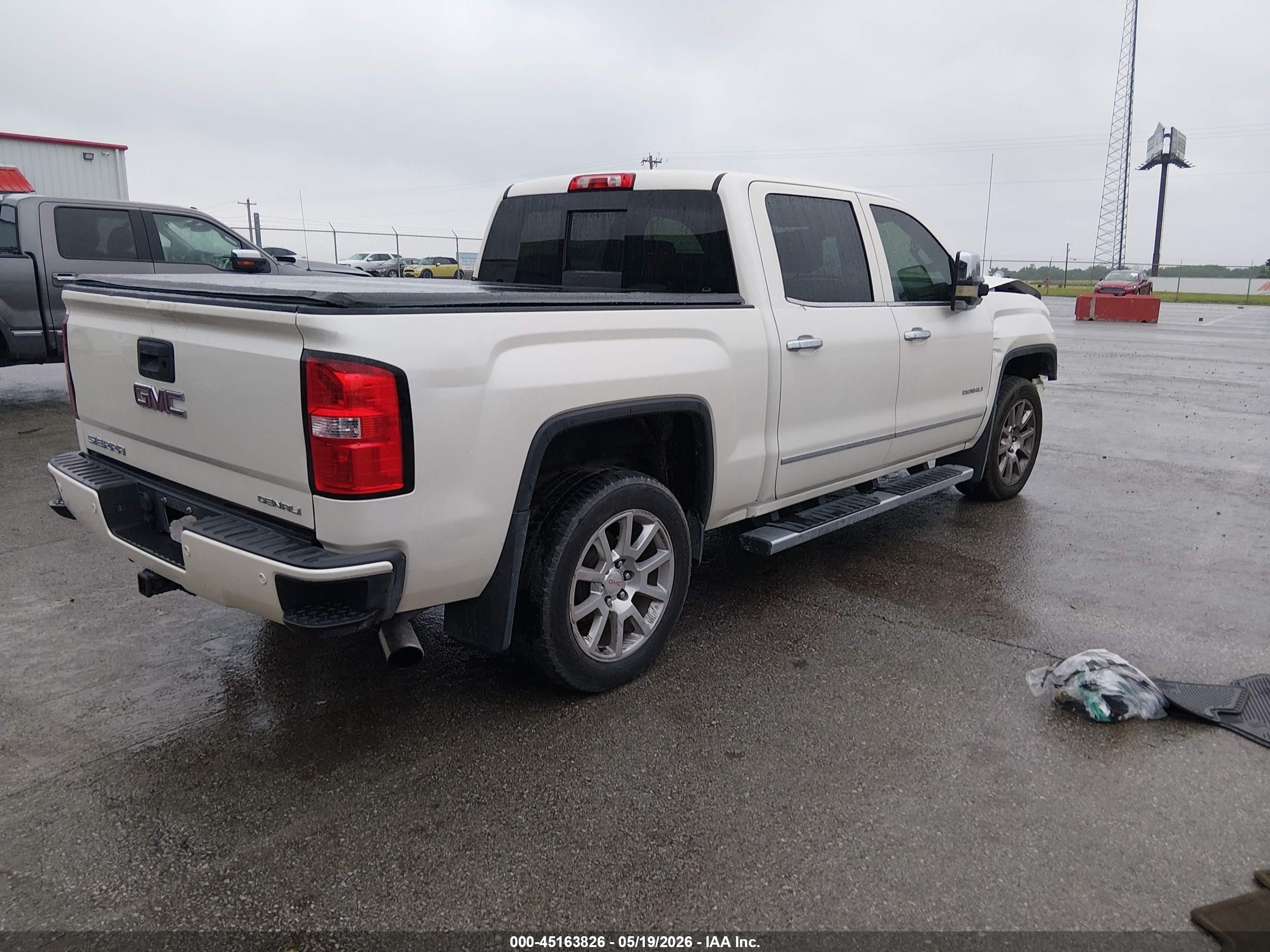 2015 Gmc Sierra 1500 Denali White vin: 3GTU2WEJ0FG353777