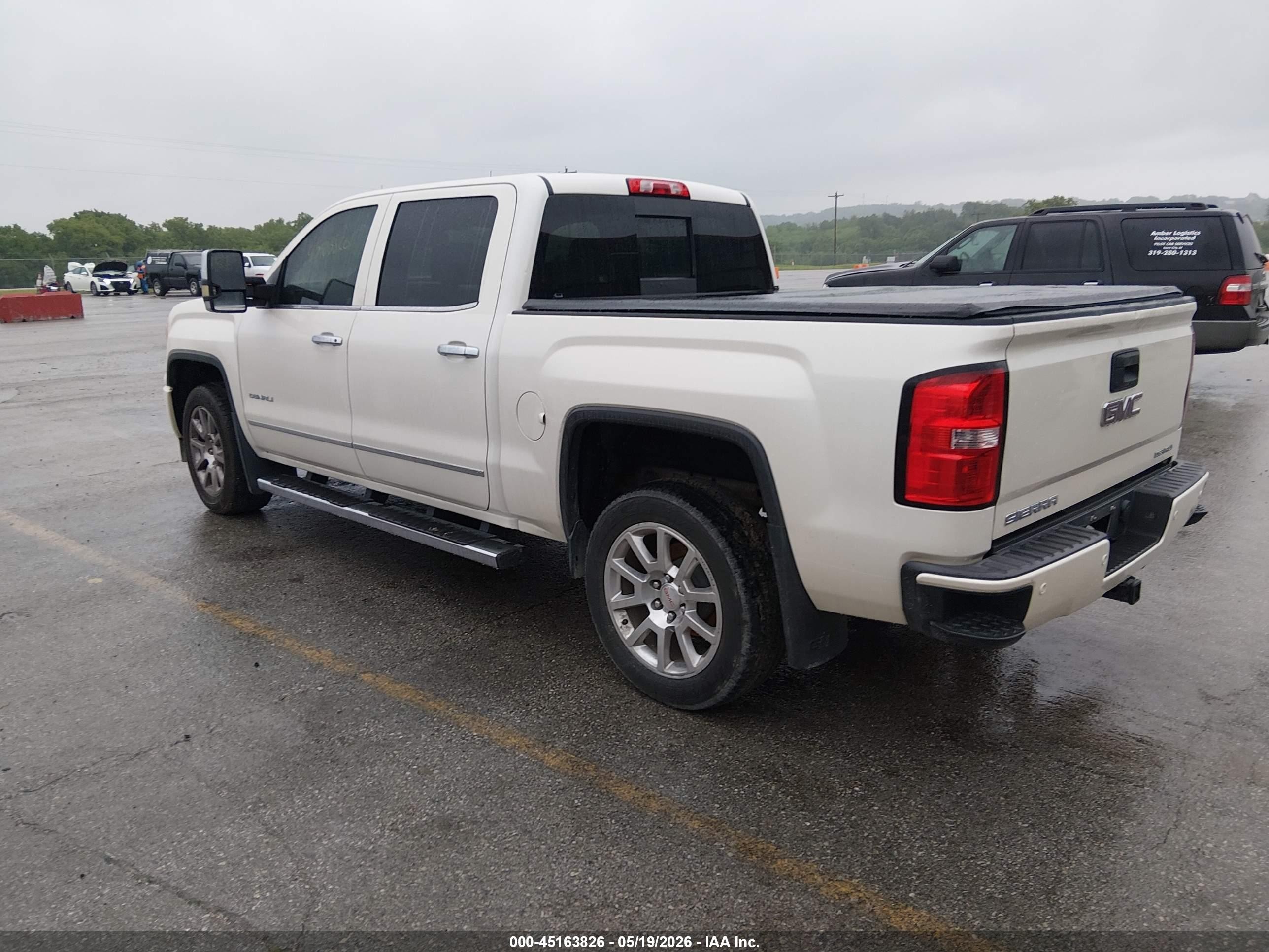 2015 Gmc Sierra 1500 Denali White vin: 3GTU2WEJ0FG353777