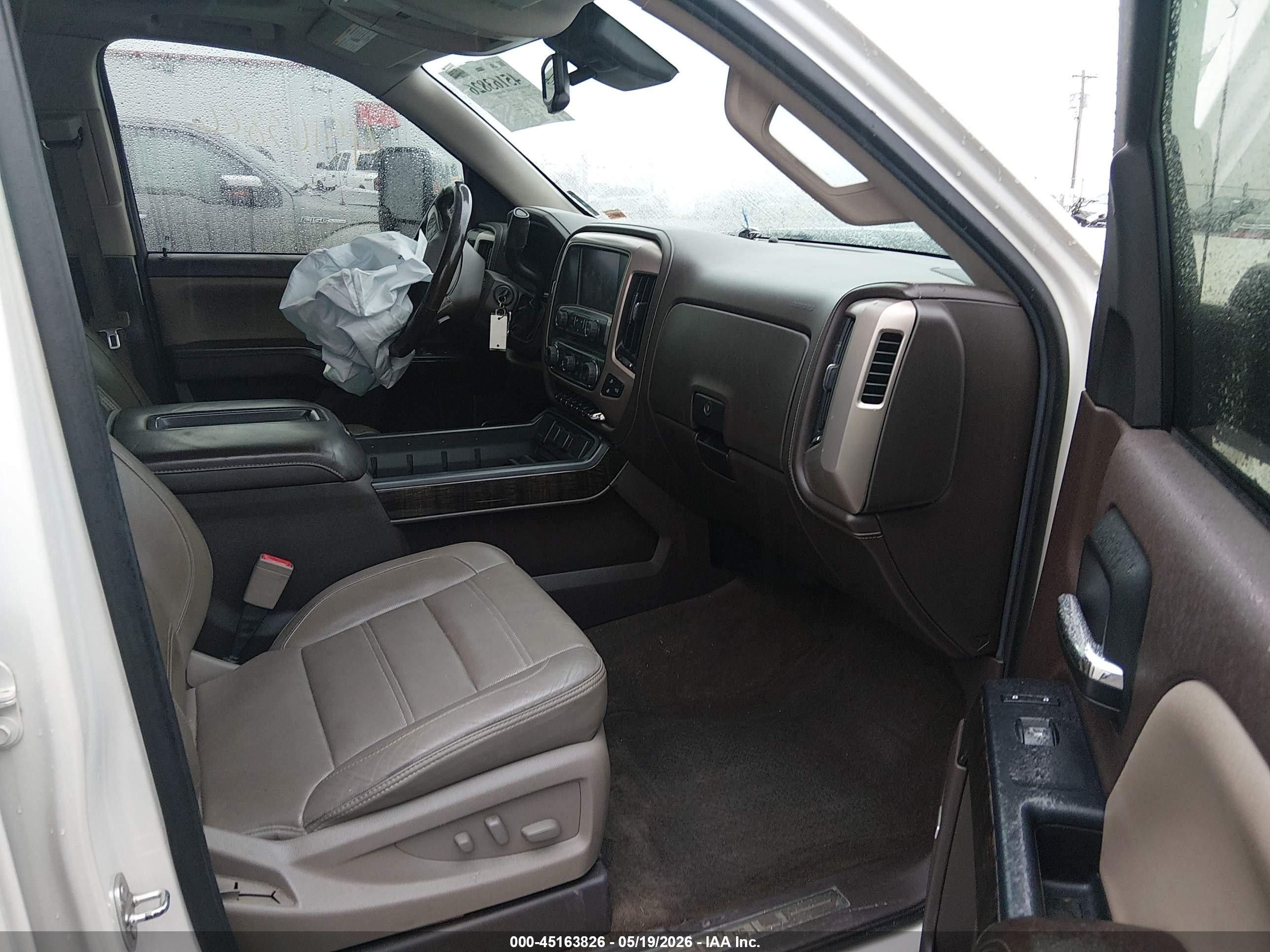2015 Gmc Sierra 1500 Denali White vin: 3GTU2WEJ0FG353777