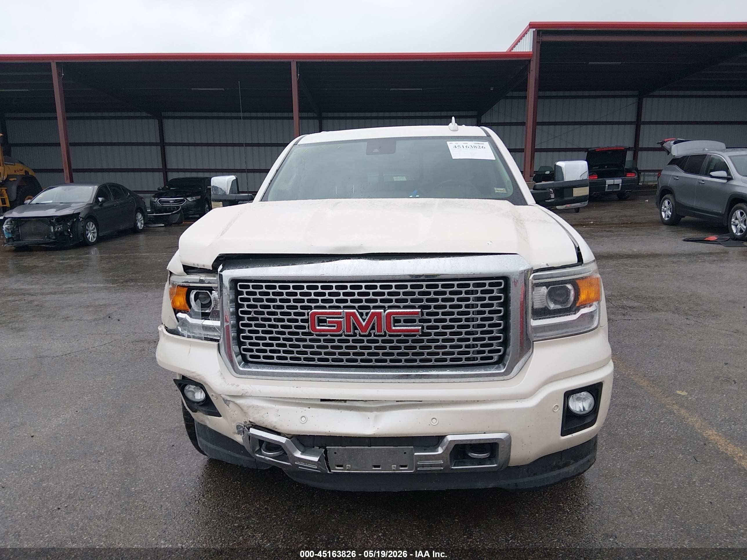 2015 Gmc Sierra 1500 Denali White vin: 3GTU2WEJ0FG353777