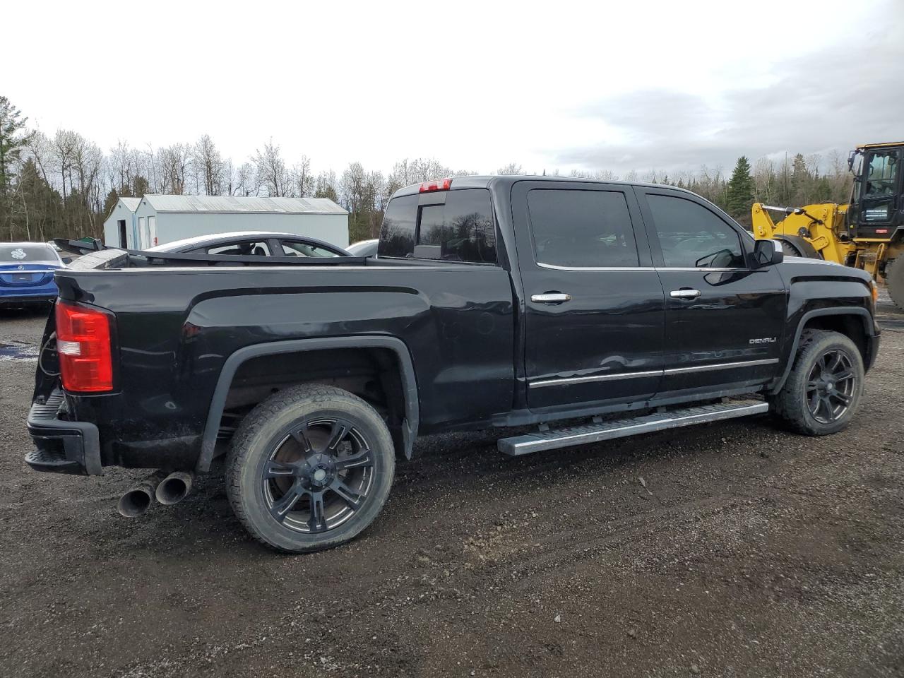 2015 Gmc Sierra K1500 Denali Черный vin: 3GTU2WEJ2FG280587