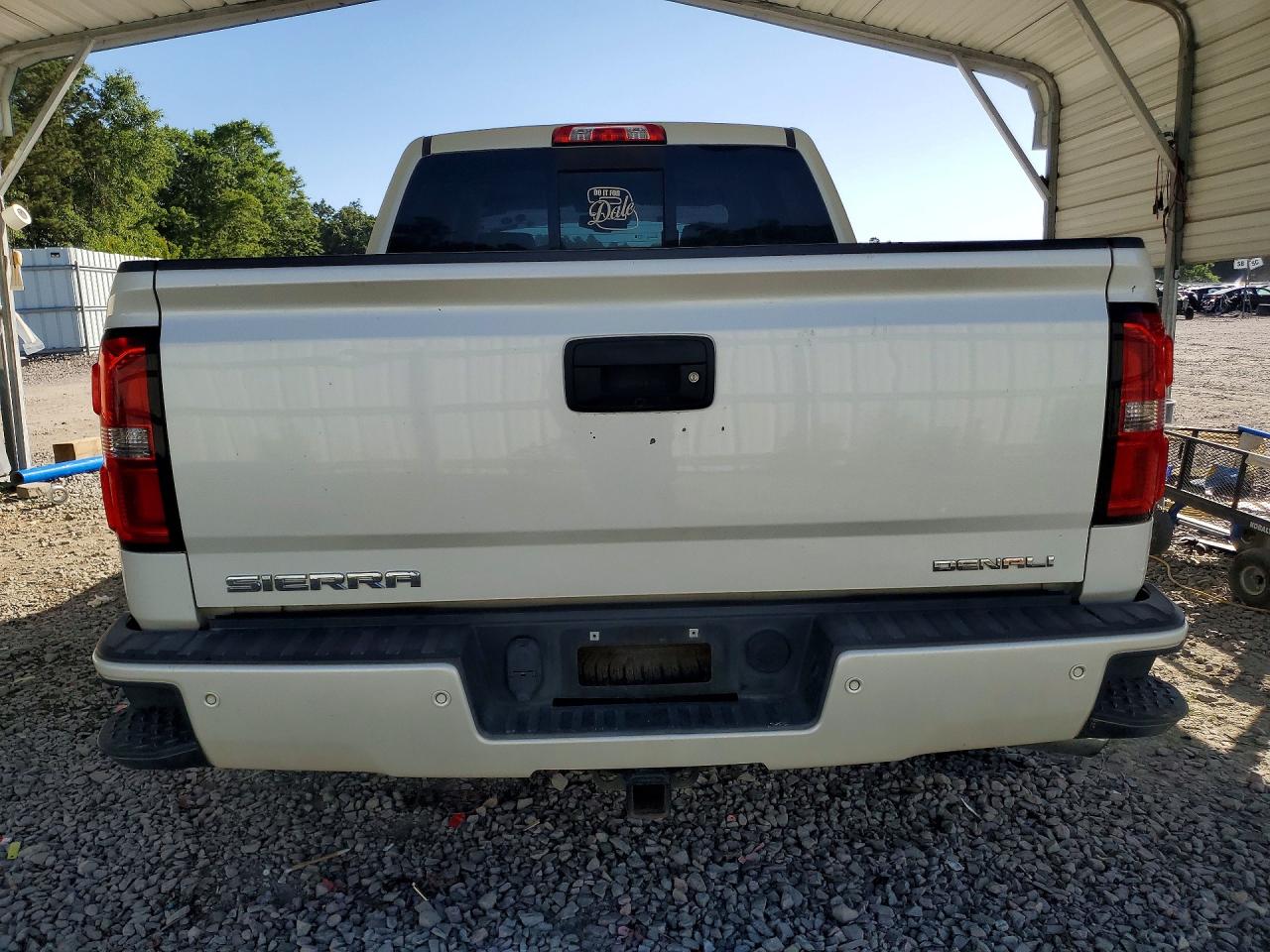 2015 Gmc Sierra K1500 Denali White vin: 3GTU2WEJ2FG380284