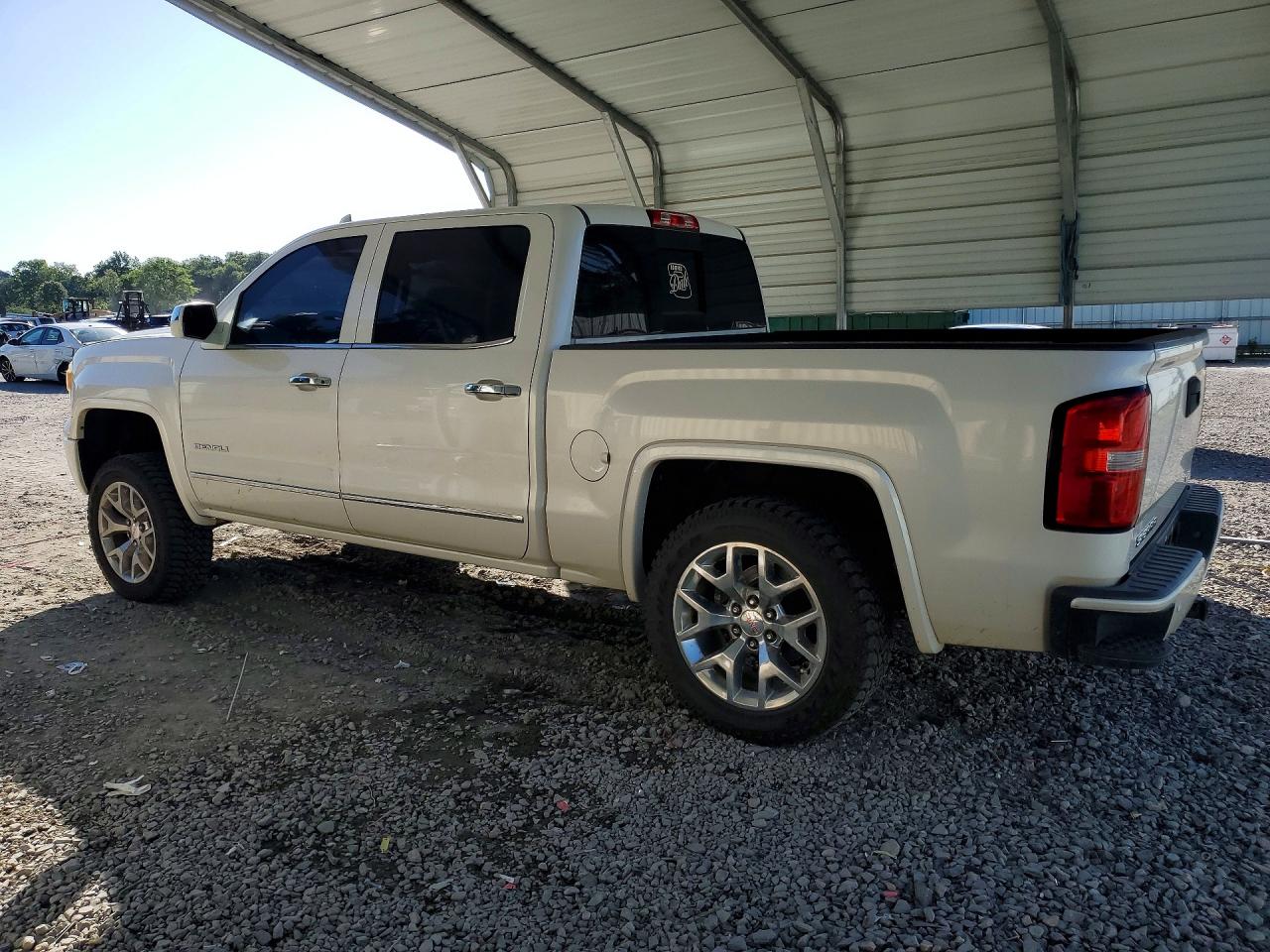 2015 Gmc Sierra K1500 Denali White vin: 3GTU2WEJ2FG380284