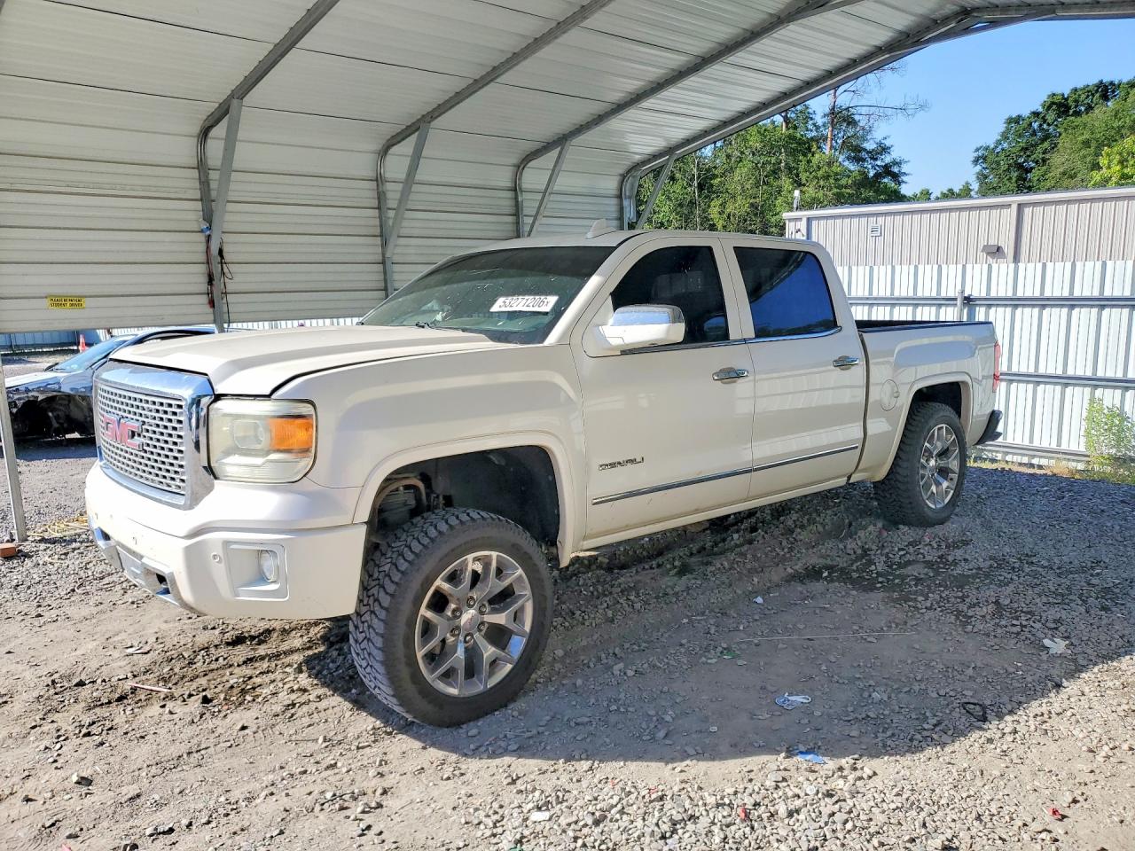 2015 Gmc Sierra K1500 Denali White vin: 3GTU2WEJ2FG380284