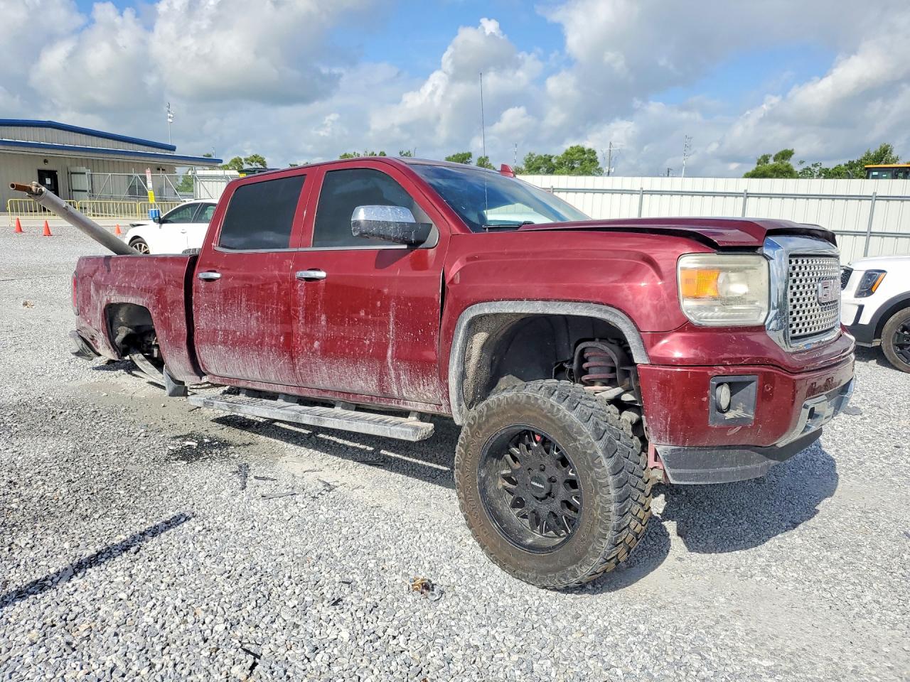 2015 Gmc Sierra K1500 Denali Maroon vin: 3GTU2WEJ2FG429659