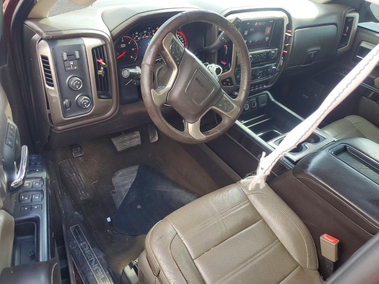 2015 Gmc Sierra K1500 Denali Maroon vin: 3GTU2WEJ2FG429659