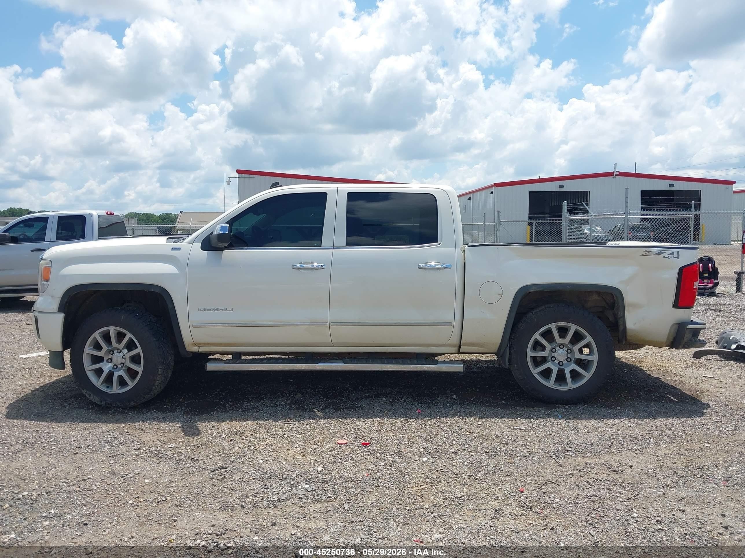 2014 Gmc Sierra 1500 Denali White vin: 3GTU2WEJ3EG486922