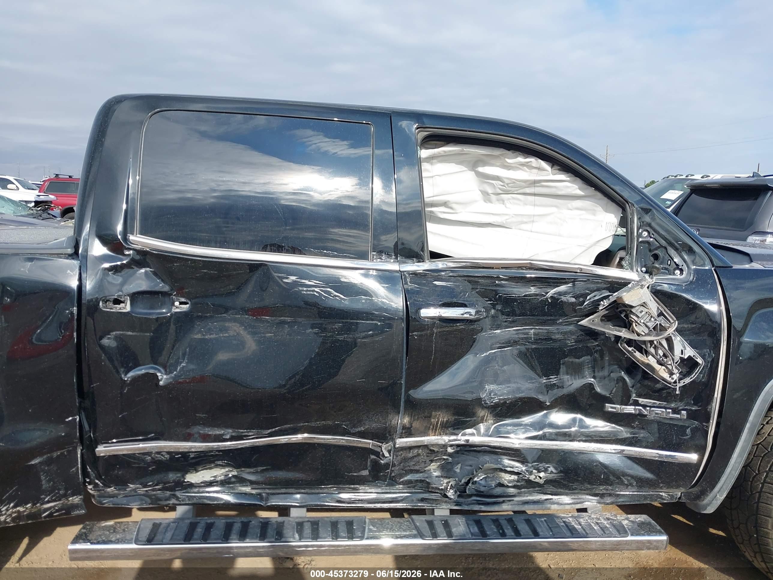 2014 Gmc Sierra 1500 Denali Black vin: 3GTU2WEJ3EG525735