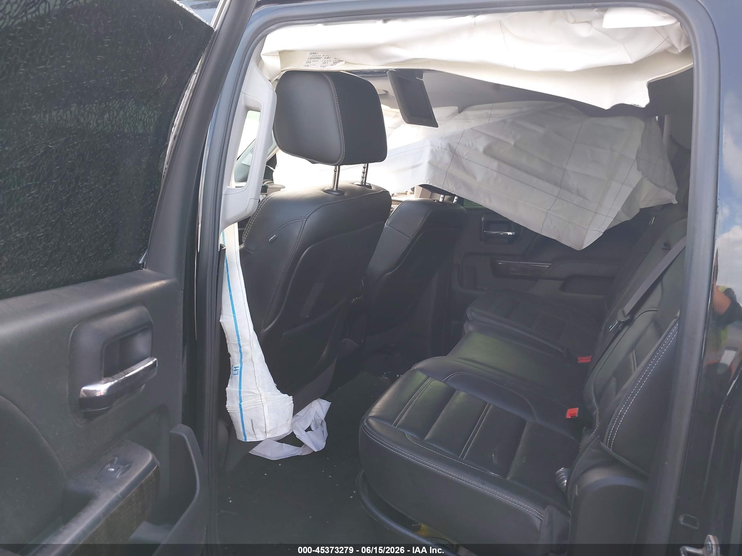 2014 Gmc Sierra 1500 Denali Black vin: 3GTU2WEJ3EG525735
