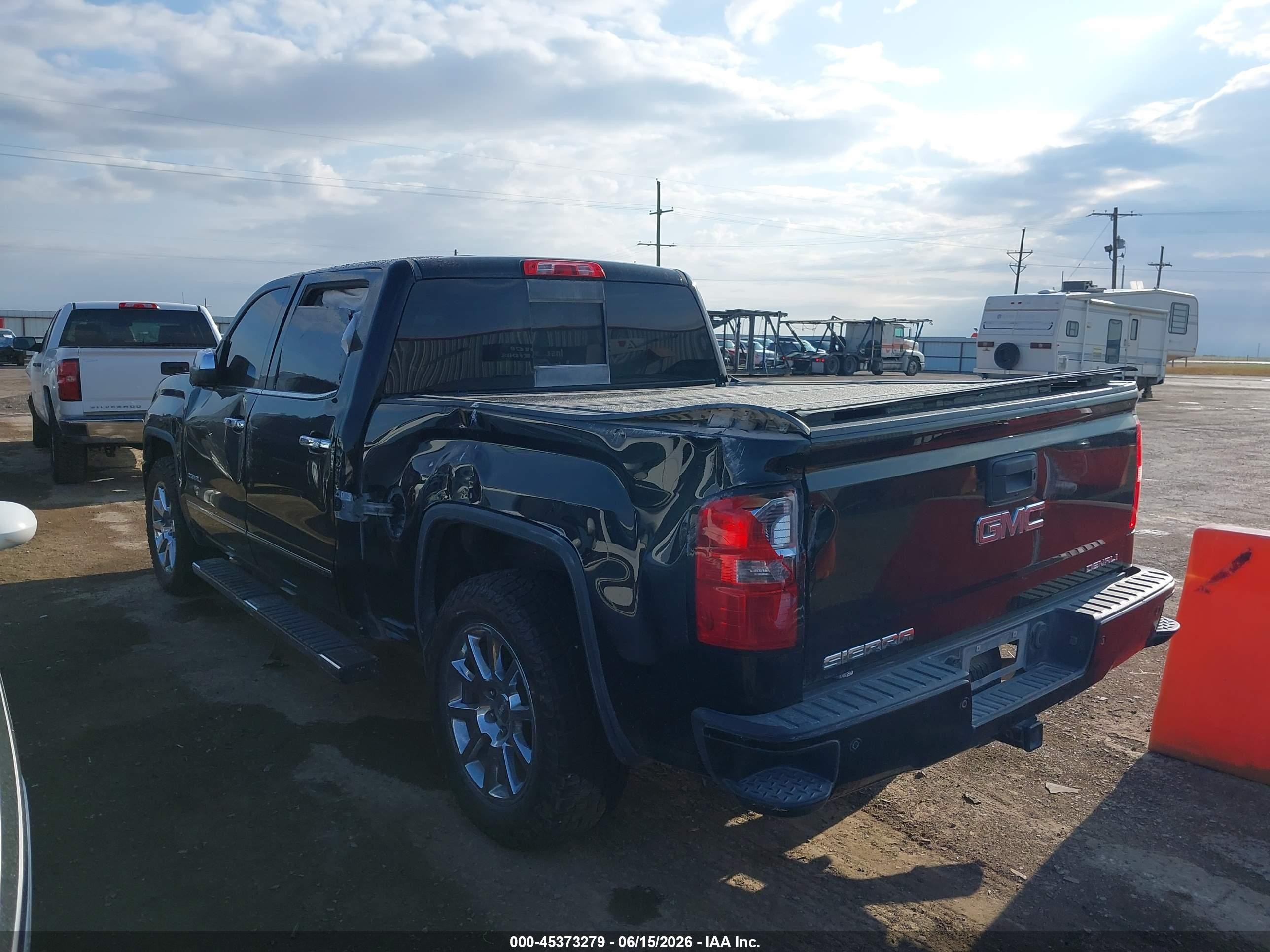 2014 Gmc Sierra 1500 Denali Black vin: 3GTU2WEJ3EG525735