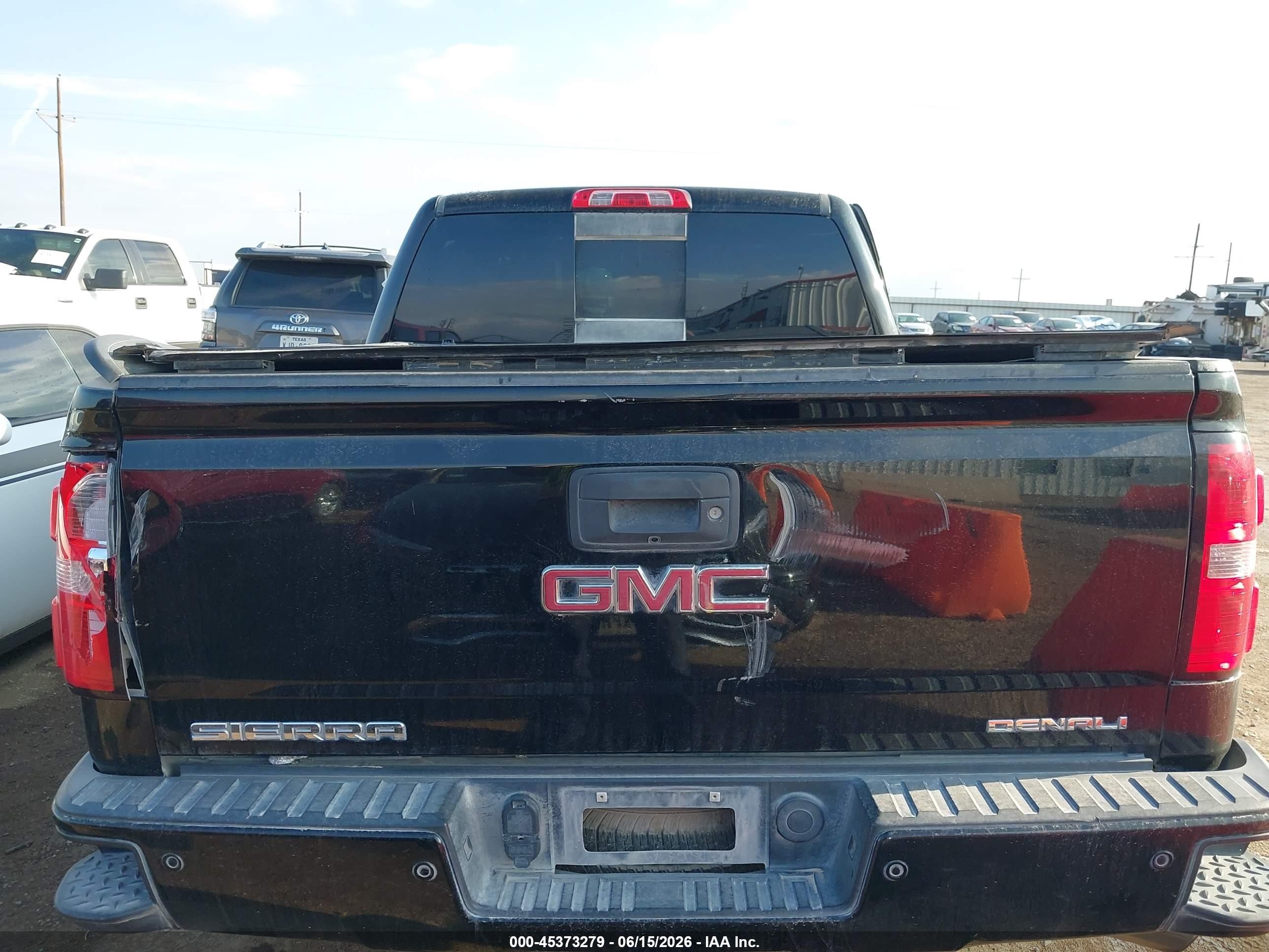 2014 Gmc Sierra 1500 Denali Black vin: 3GTU2WEJ3EG525735
