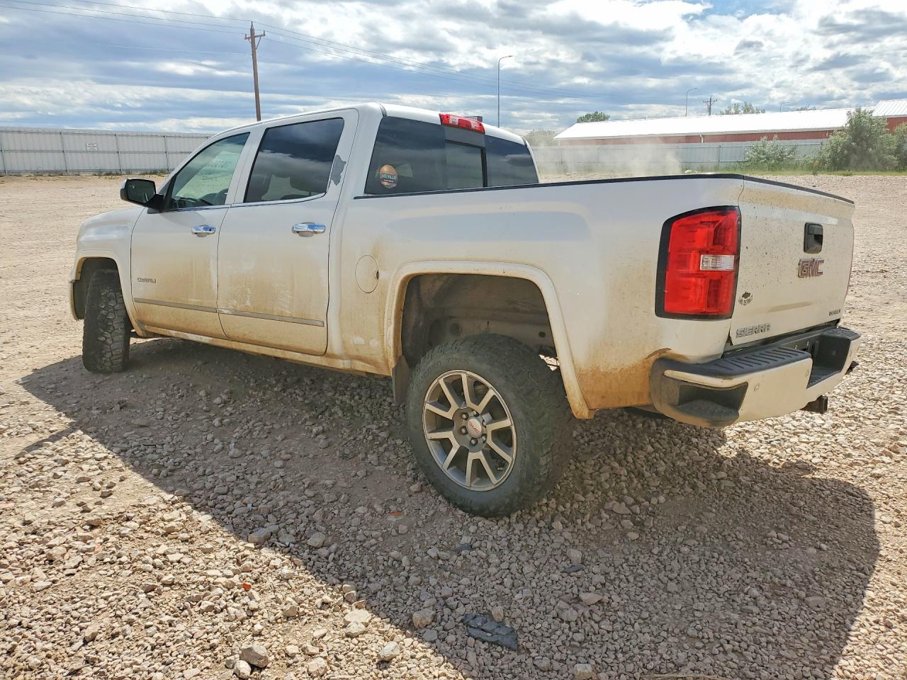 2015 Gmc Sierra K1500 Denali Белый vin: 3GTU2WEJ3FG222763