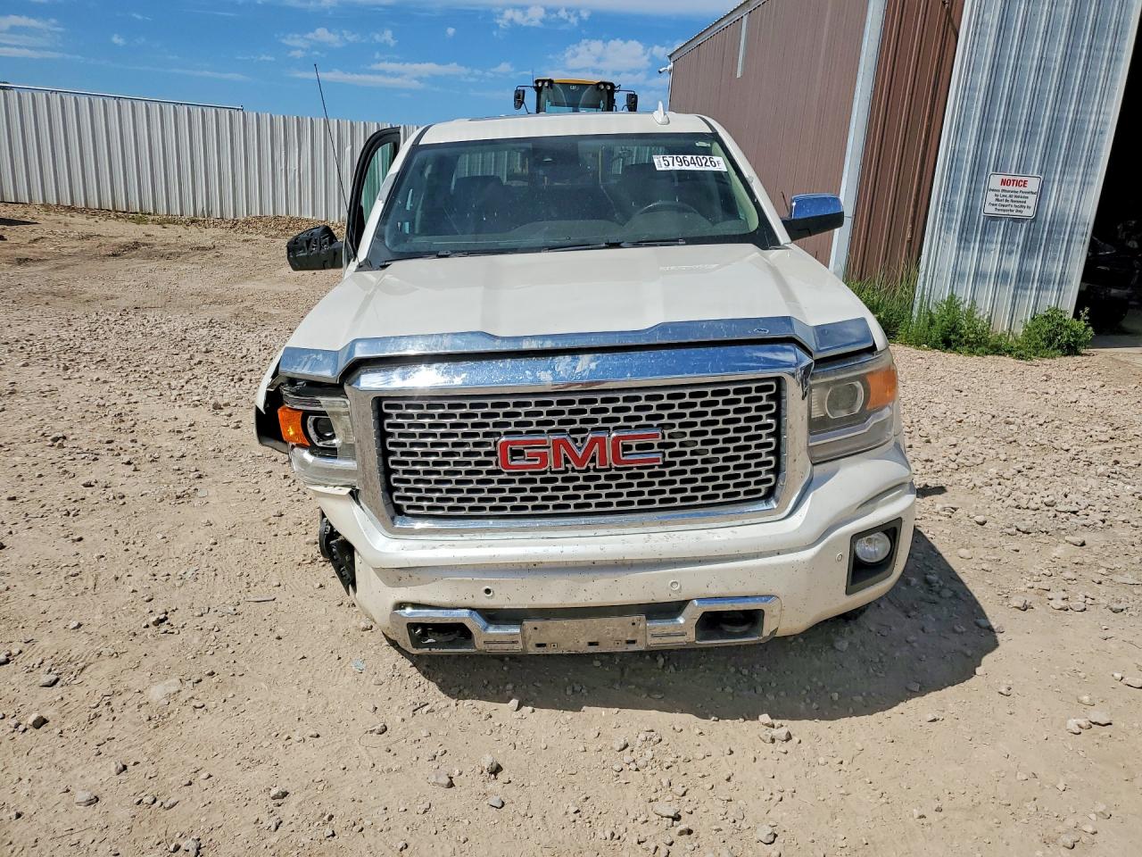 2015 Gmc Sierra K1500 Denali Белый vin: 3GTU2WEJ3FG222763
