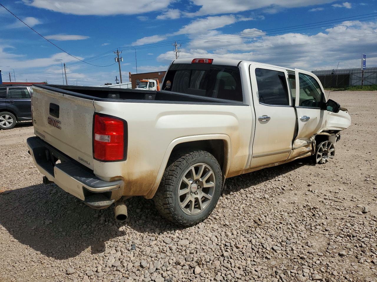 2015 Gmc Sierra K1500 Denali Белый vin: 3GTU2WEJ3FG222763