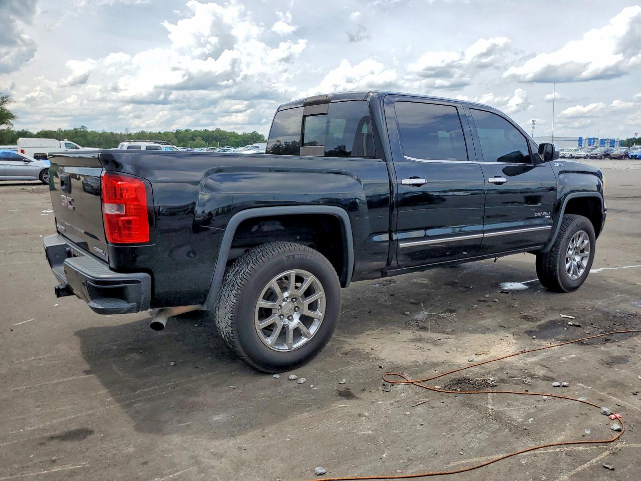 2014 Gmc Sierra K1500 Denali Black vin: 3GTU2WEJ4EG345812
