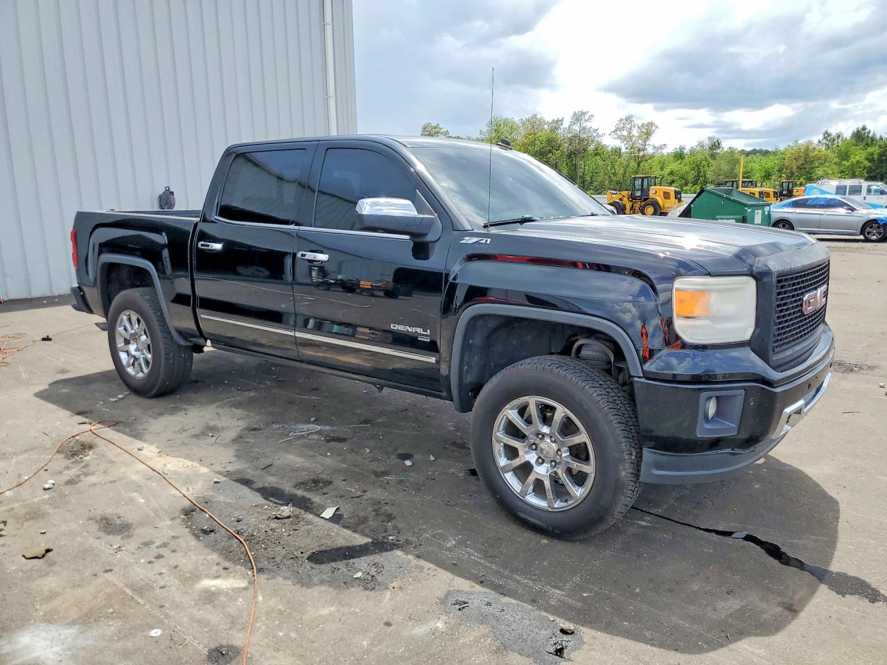 2014 Gmc Sierra K1500 Denali Black vin: 3GTU2WEJ4EG345812