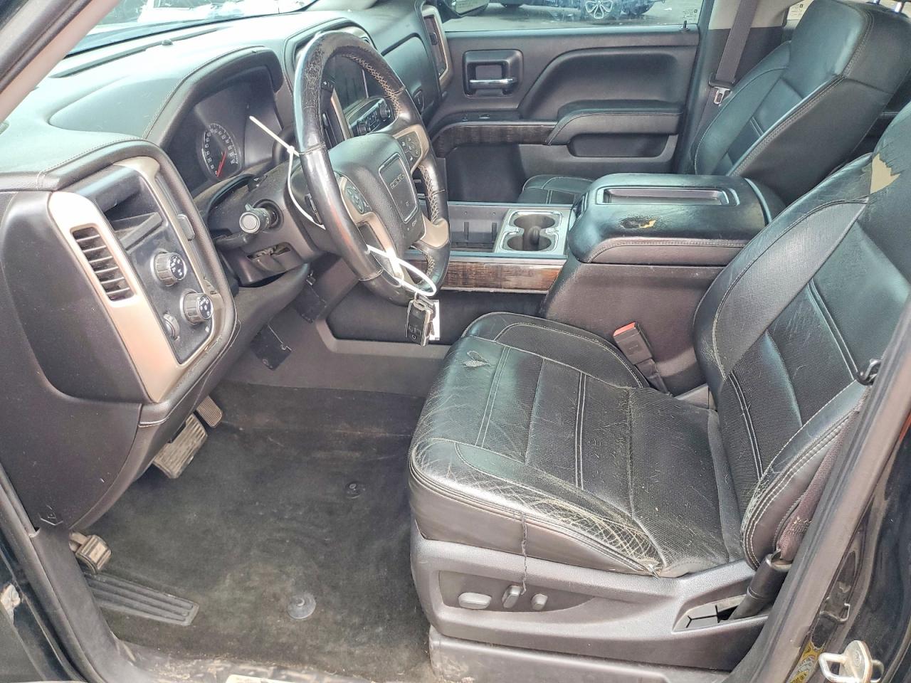 2014 Gmc Sierra K1500 Denali Black vin: 3GTU2WEJ4EG345812