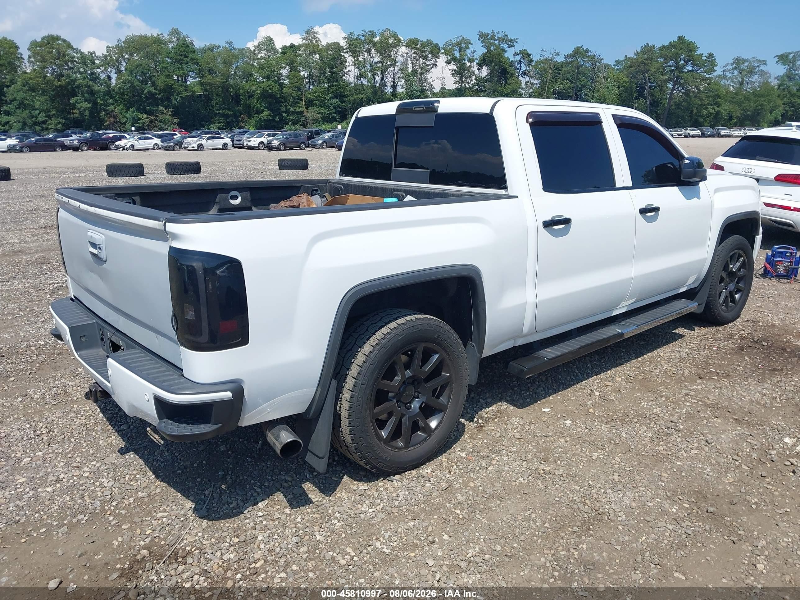 2014 Gmc Sierra 1500 Denali White vin: 3GTU2WEJ5EG321132