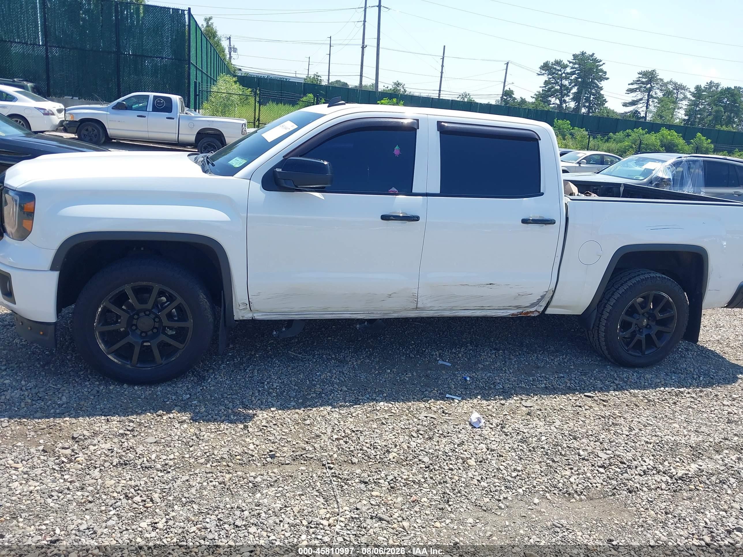 2014 Gmc Sierra 1500 Denali White vin: 3GTU2WEJ5EG321132