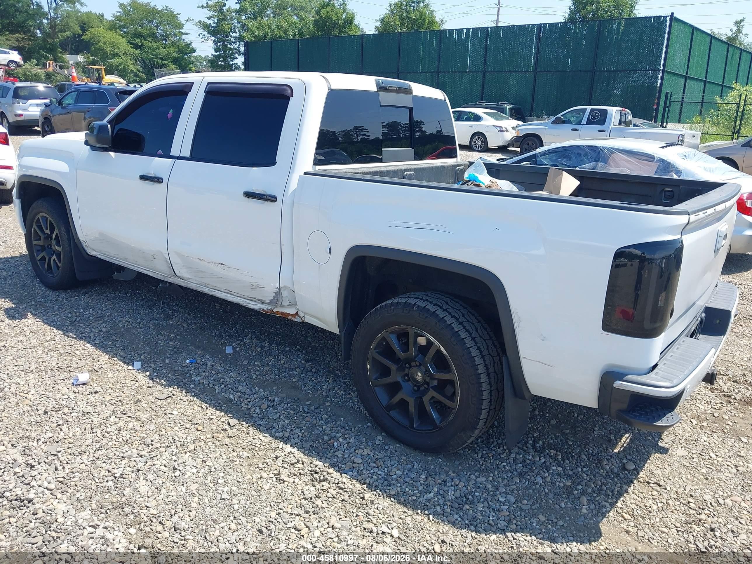 2014 Gmc Sierra 1500 Denali White vin: 3GTU2WEJ5EG321132