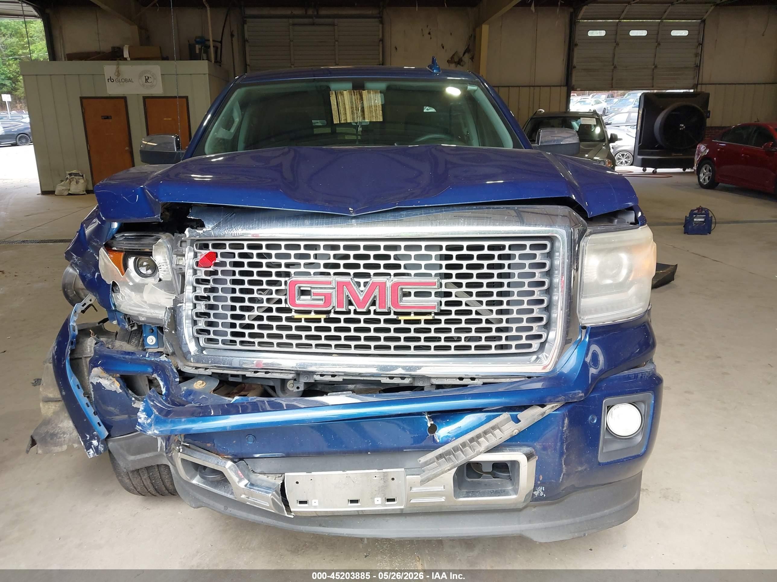 2015 Gmc Sierra 1500 Denali Blue vin: 3GTU2WEJ5FG401094