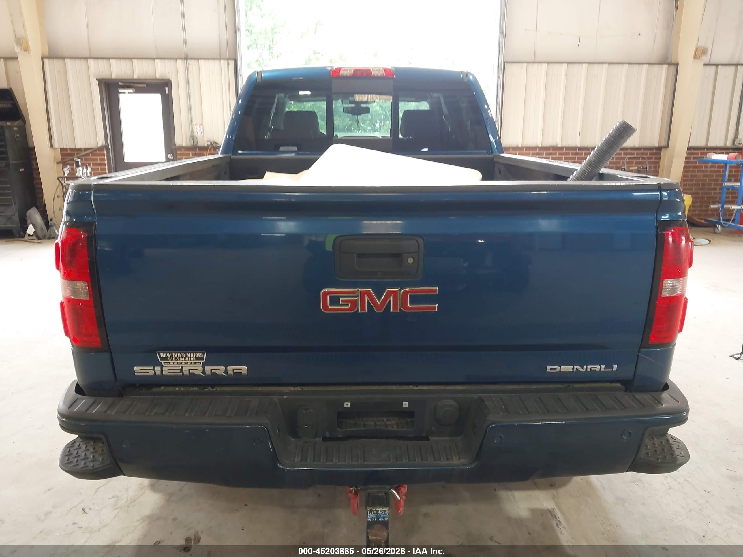 2015 Gmc Sierra 1500 Denali Blue vin: 3GTU2WEJ5FG401094