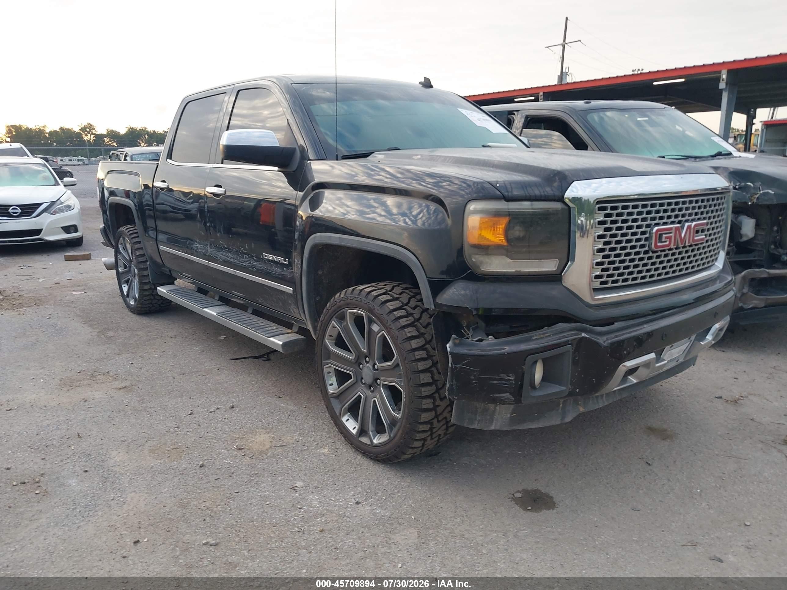 2014 Gmc Sierra 1500 Denali Черный vin: 3GTU2WEJ6EG310365
