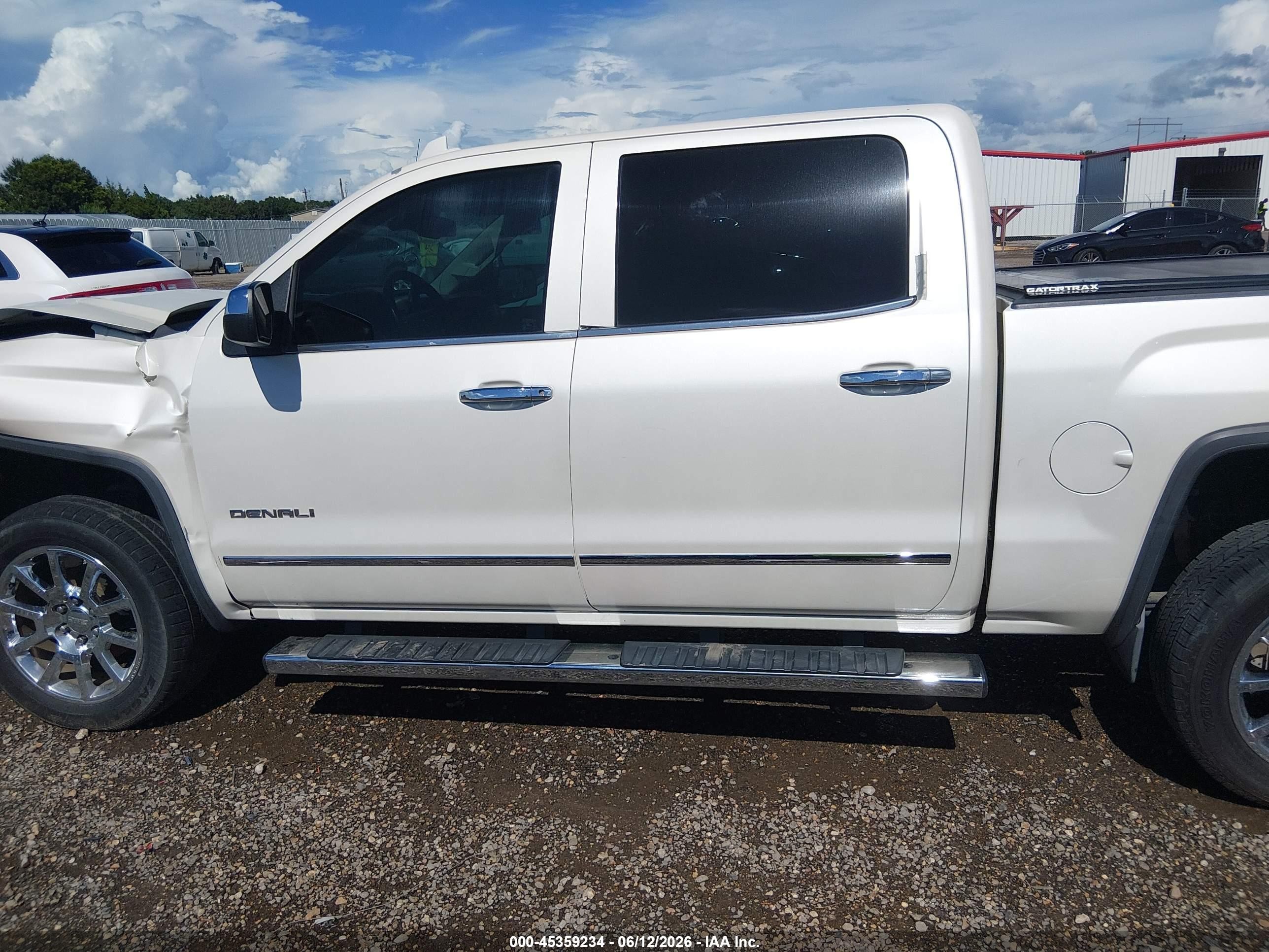 2015 Gmc Sierra 1500 Denali White vin: 3GTU2WEJ6FG159223